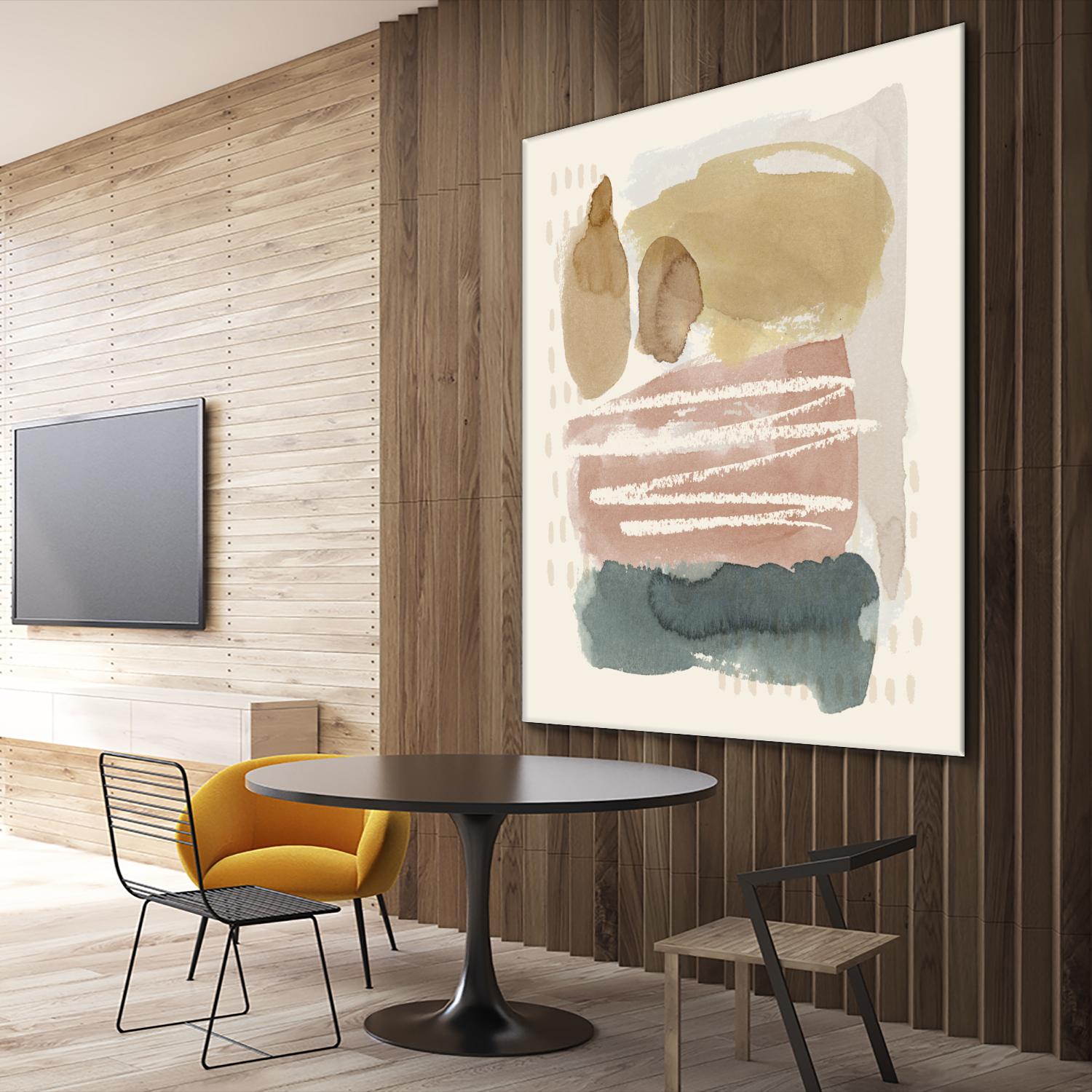 Ochre Echo I by Grace Popp on GIANT ART - abstract