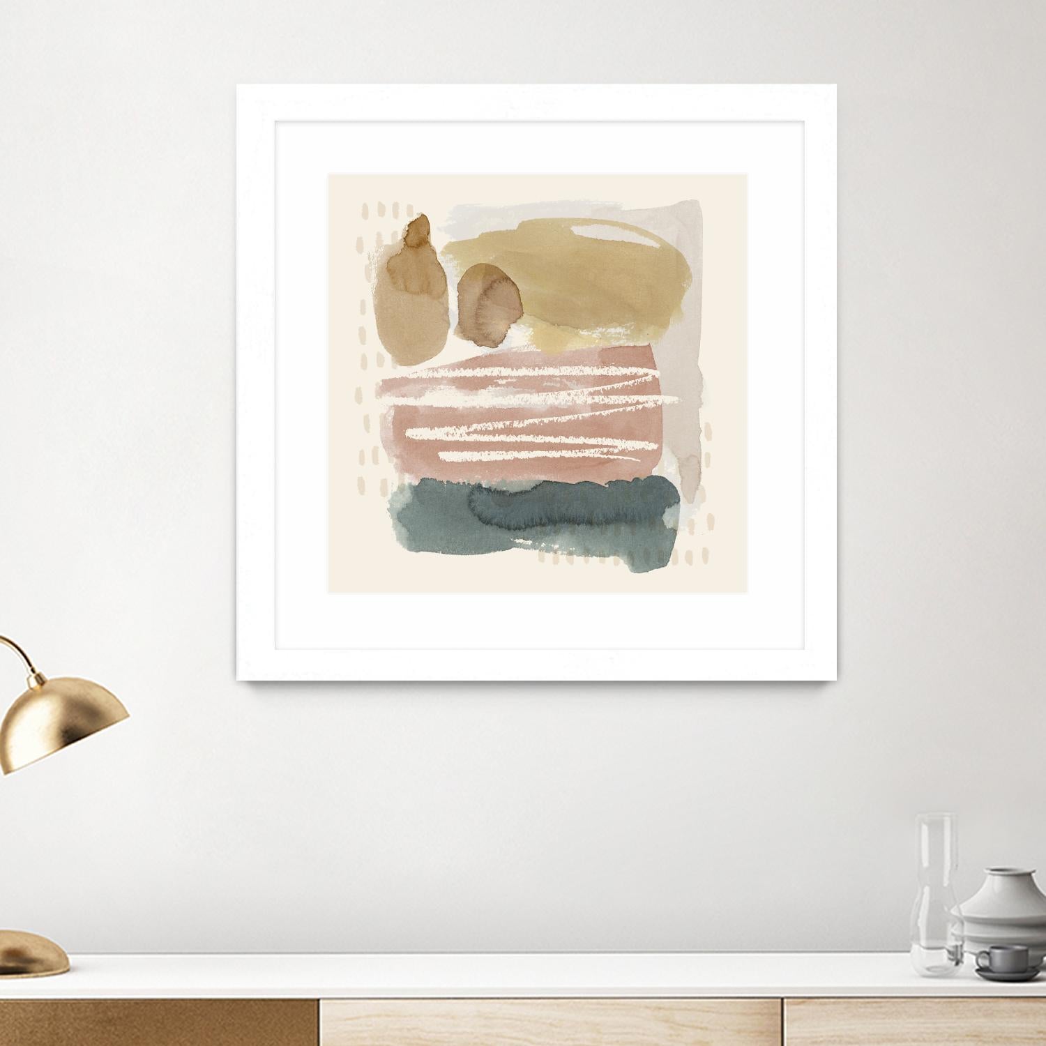 Ochre Echo I by Grace Popp on GIANT ART - abstract