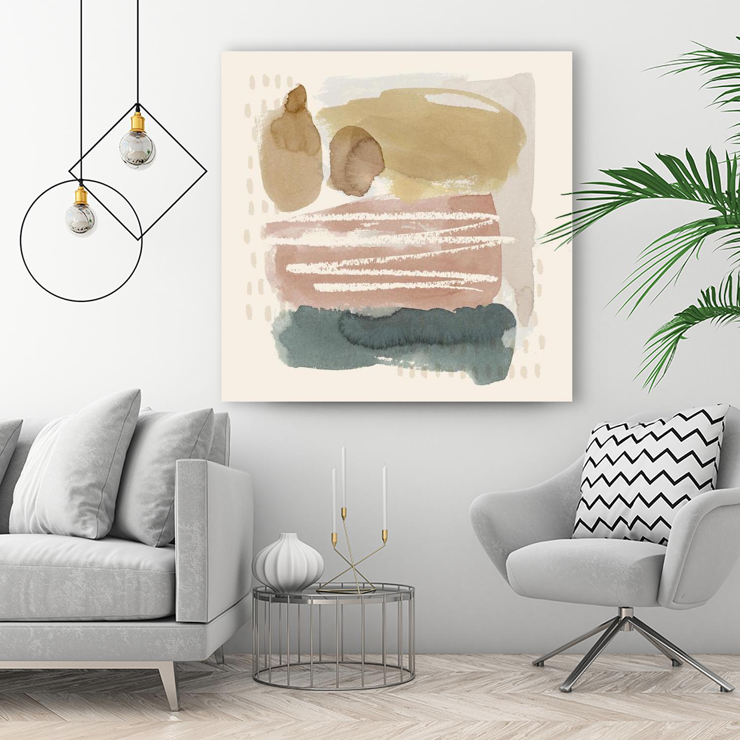 Ochre Echo I by Grace Popp on GIANT ART - abstract