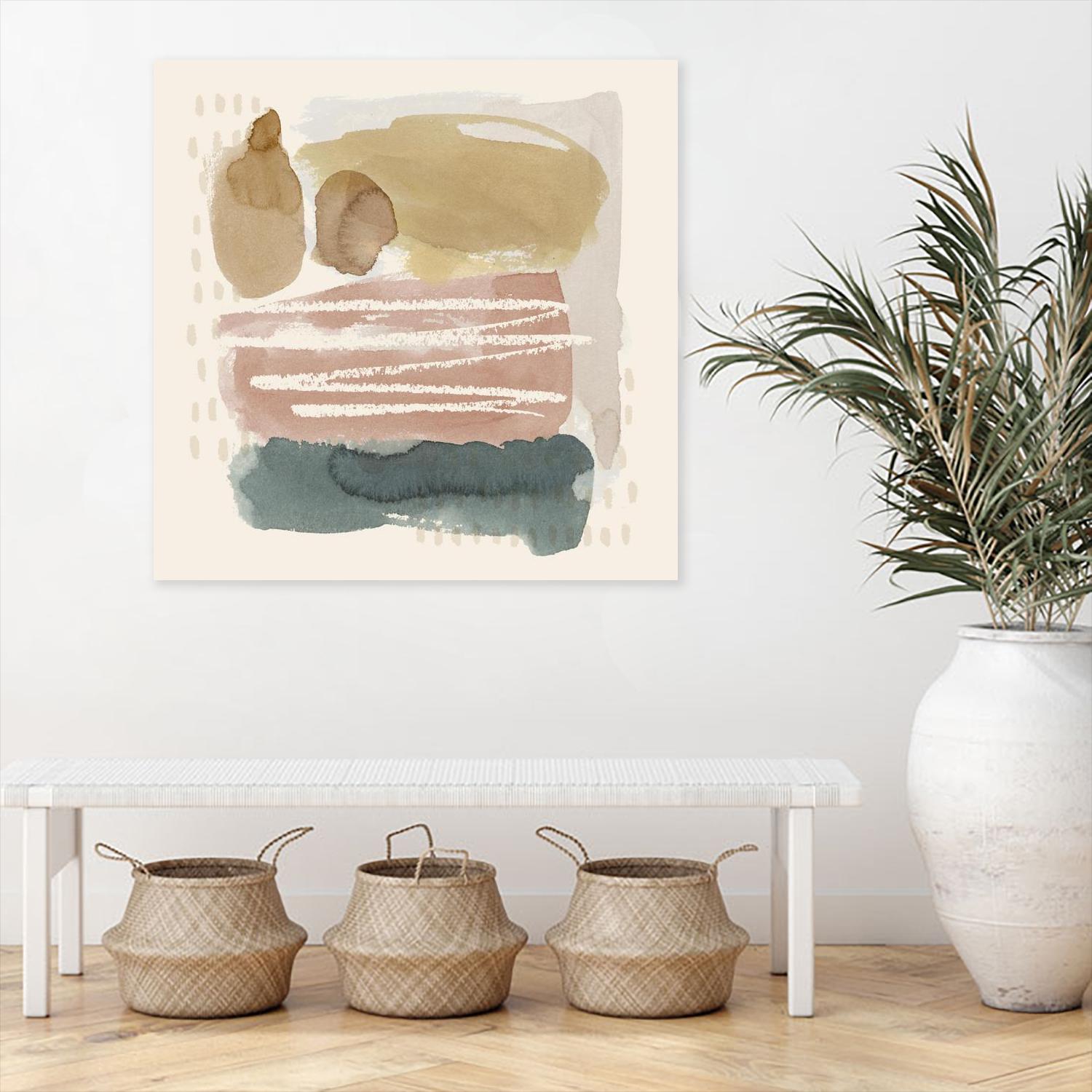 Ochre Echo I by Grace Popp on GIANT ART - abstract