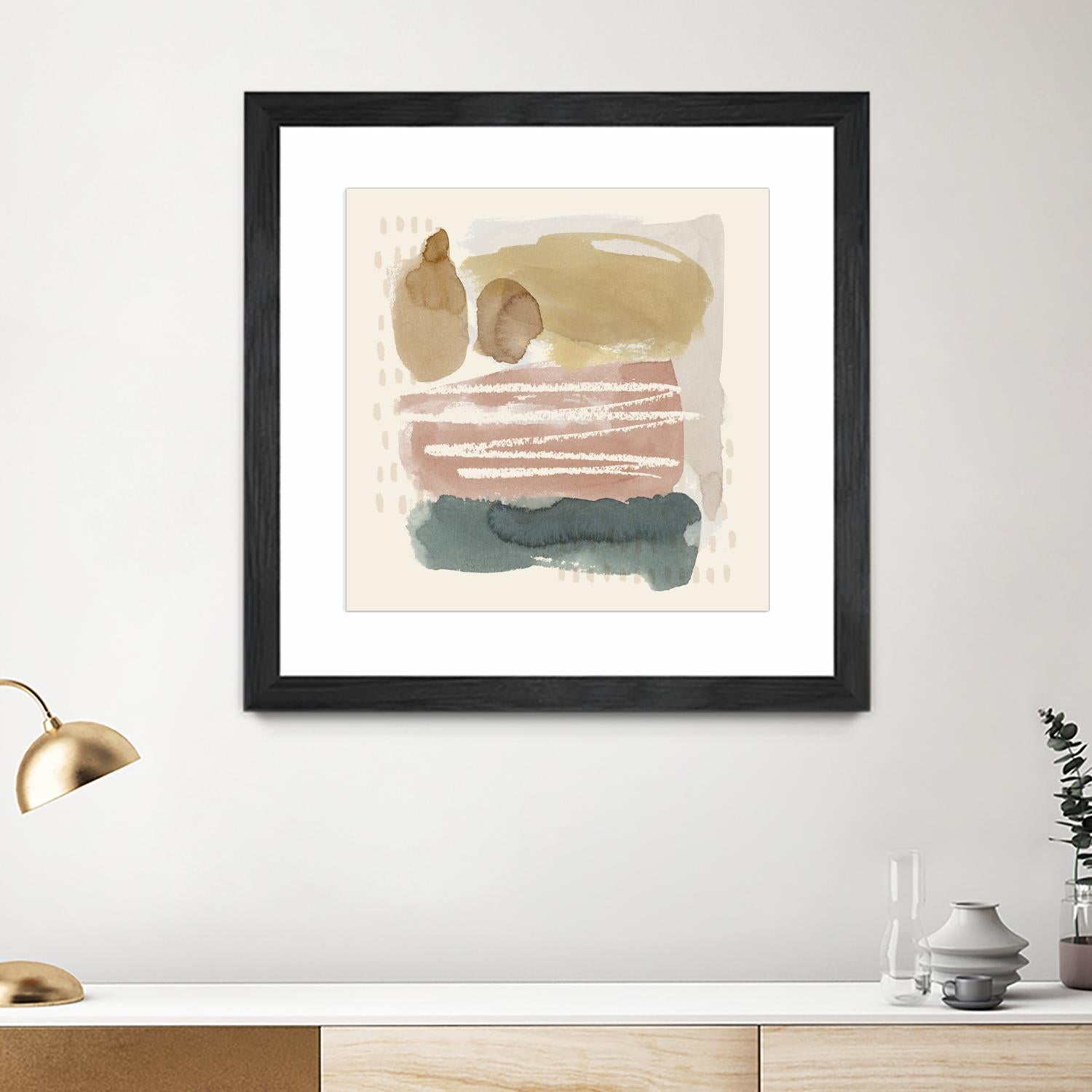 Ochre Echo I by Grace Popp on GIANT ART - abstract