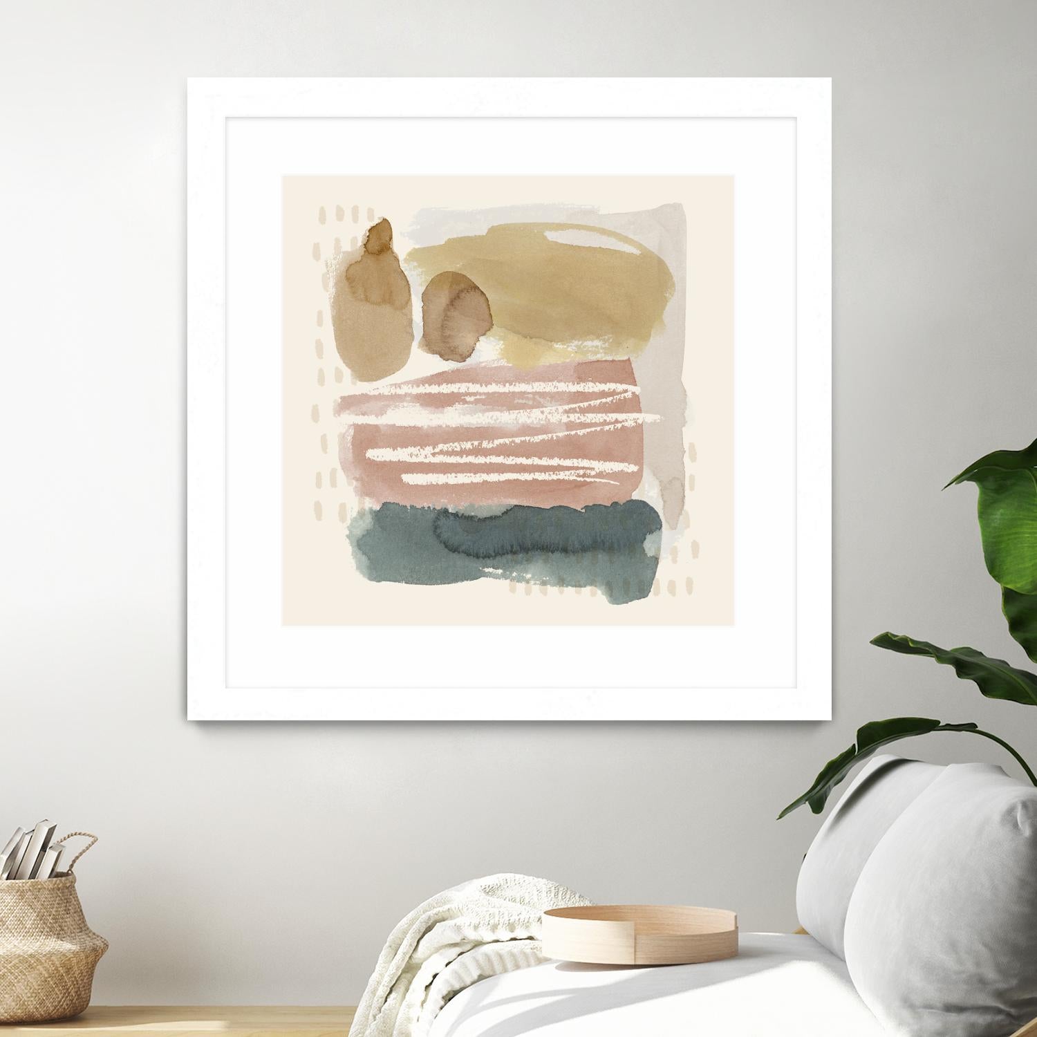 Ochre Echo I by Grace Popp on GIANT ART - abstract