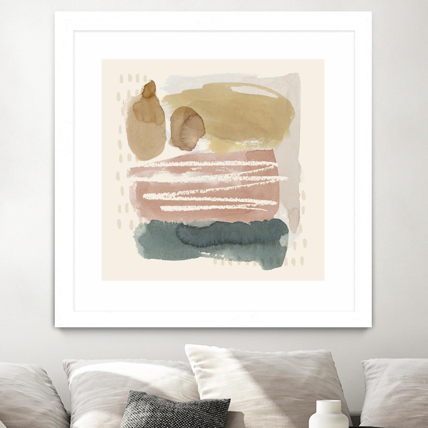 Ochre Echo I by Grace Popp on GIANT ART - abstract