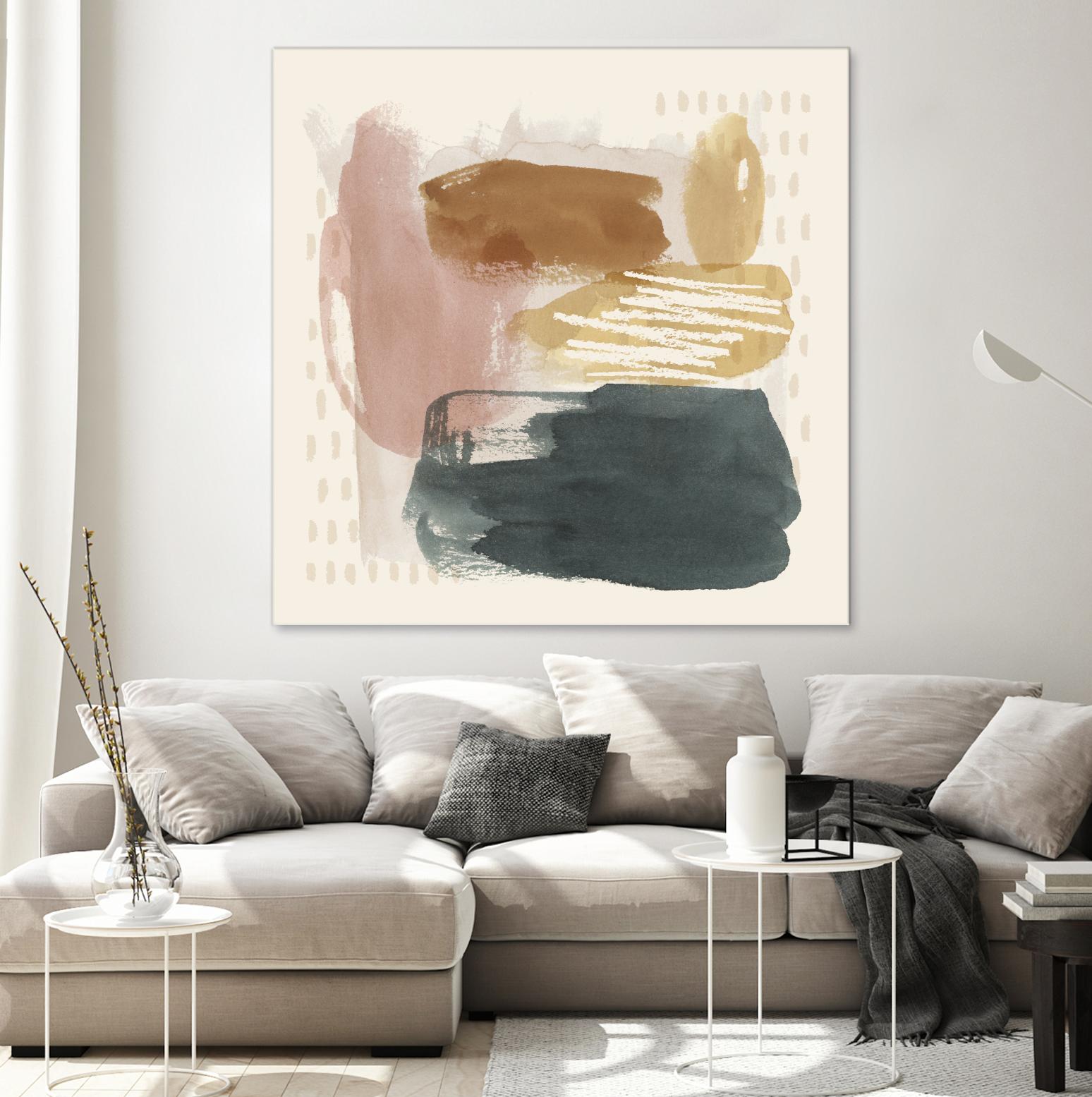 Ochre Echo IV by Grace Popp on GIANT ART - abstract