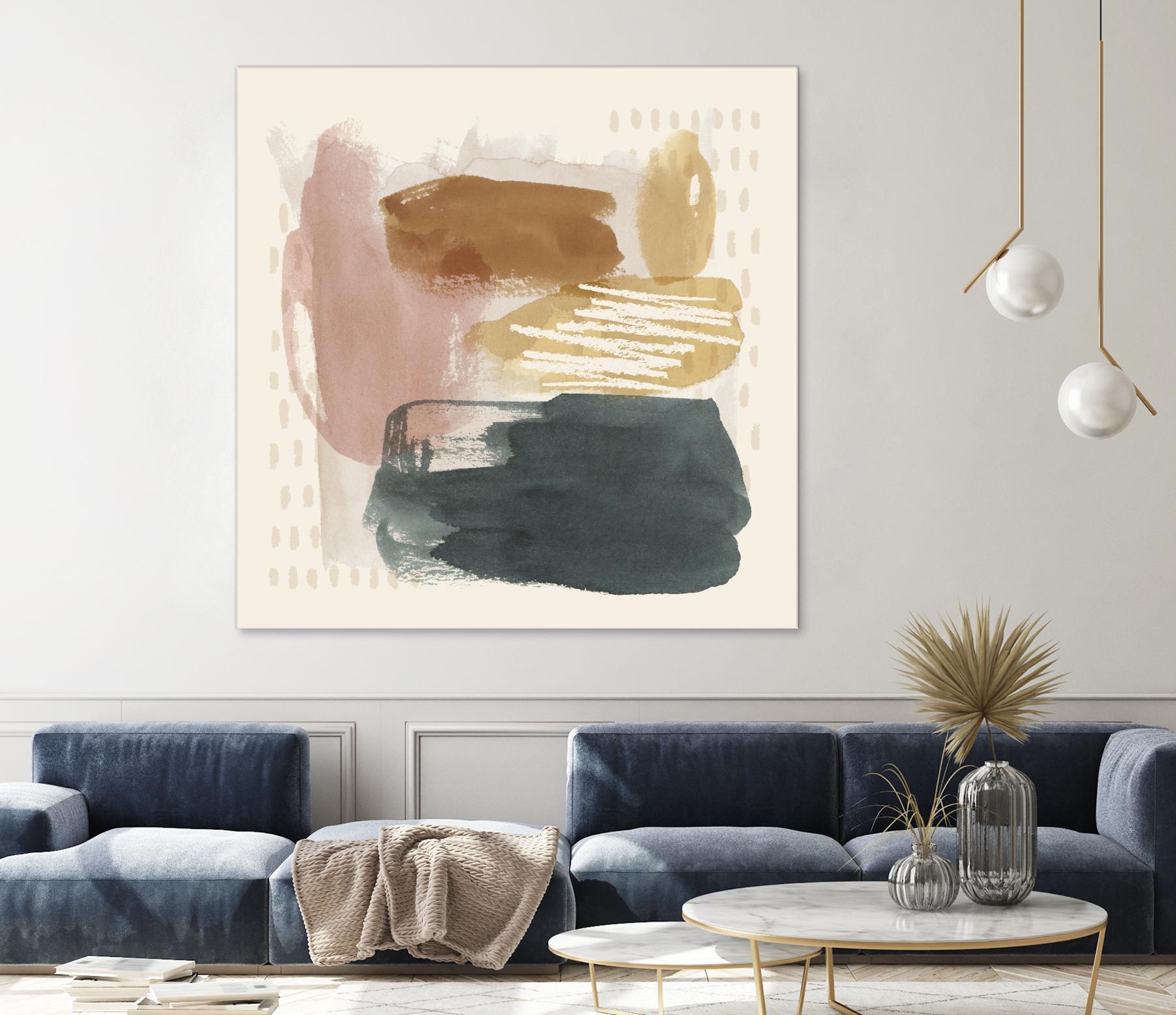 Ochre Echo IV by Grace Popp on GIANT ART - abstract