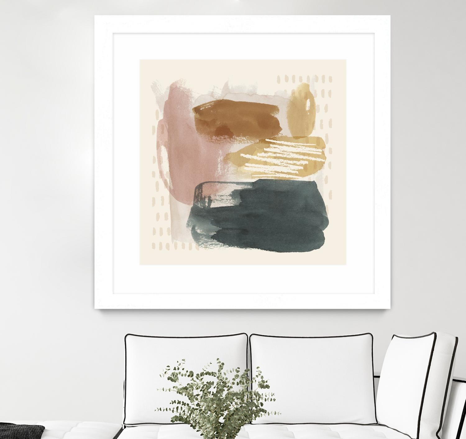 Ochre Echo IV by Grace Popp on GIANT ART - abstract