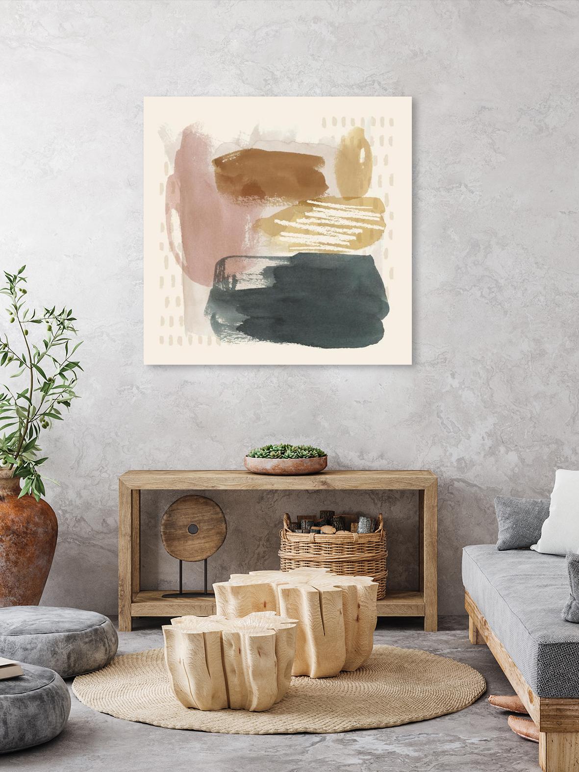 Ochre Echo IV by Grace Popp on GIANT ART - abstract