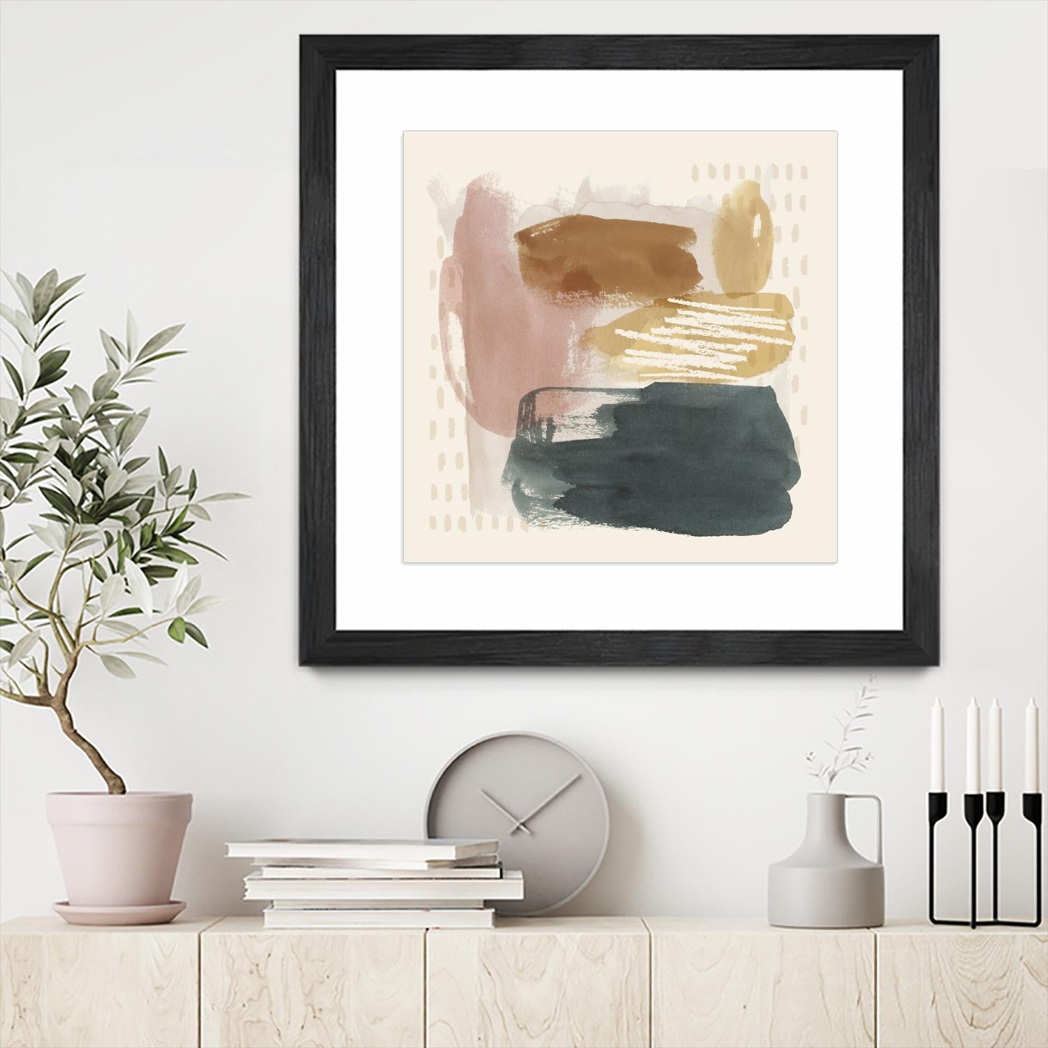 Ochre Echo IV by Grace Popp on GIANT ART - abstract