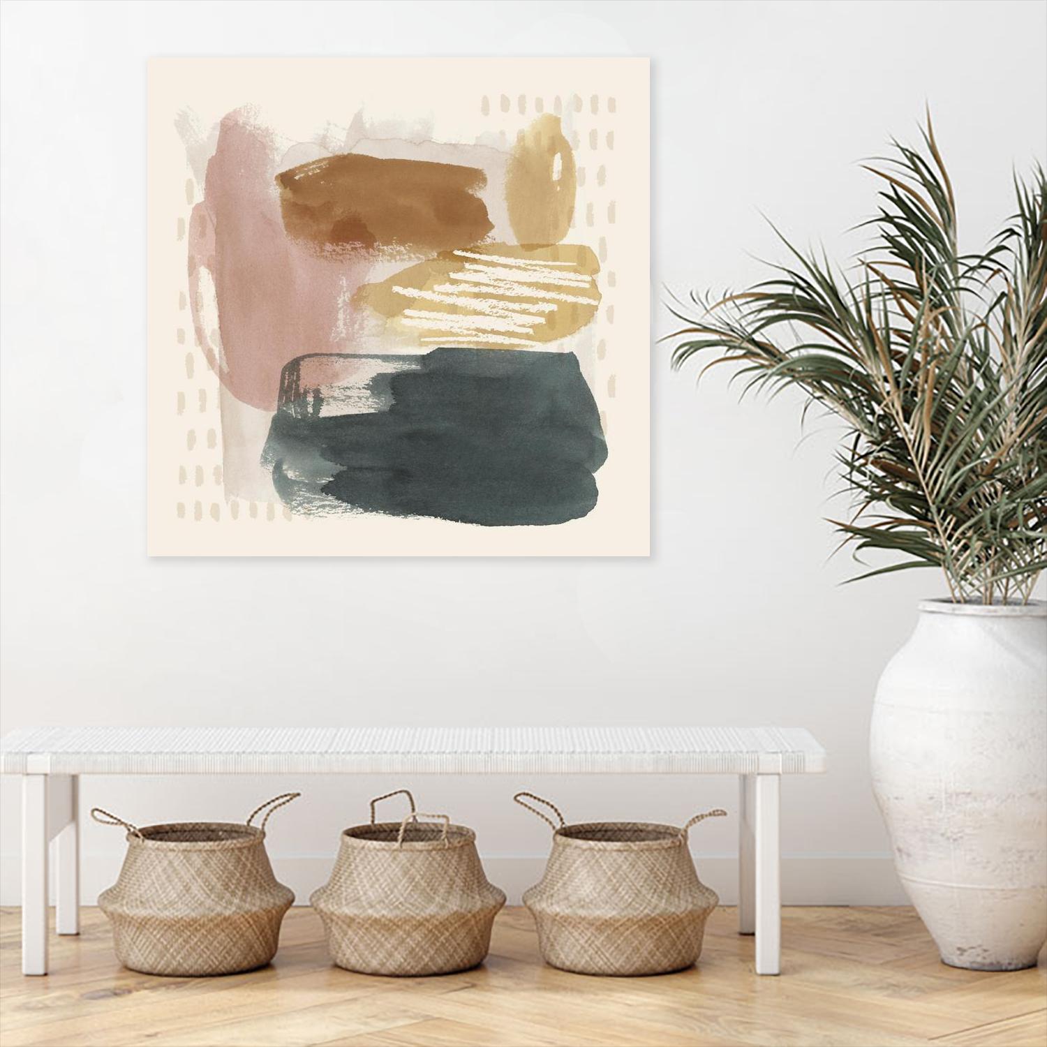 Ochre Echo IV by Grace Popp on GIANT ART - abstract