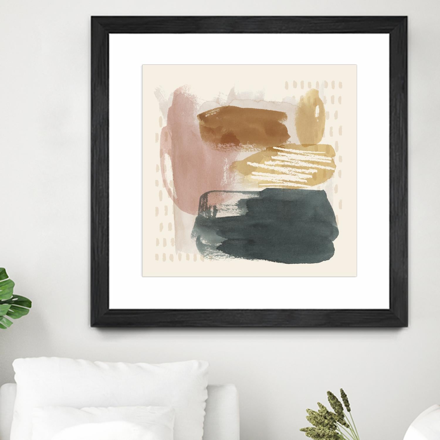 Ochre Echo IV by Grace Popp on GIANT ART - abstract