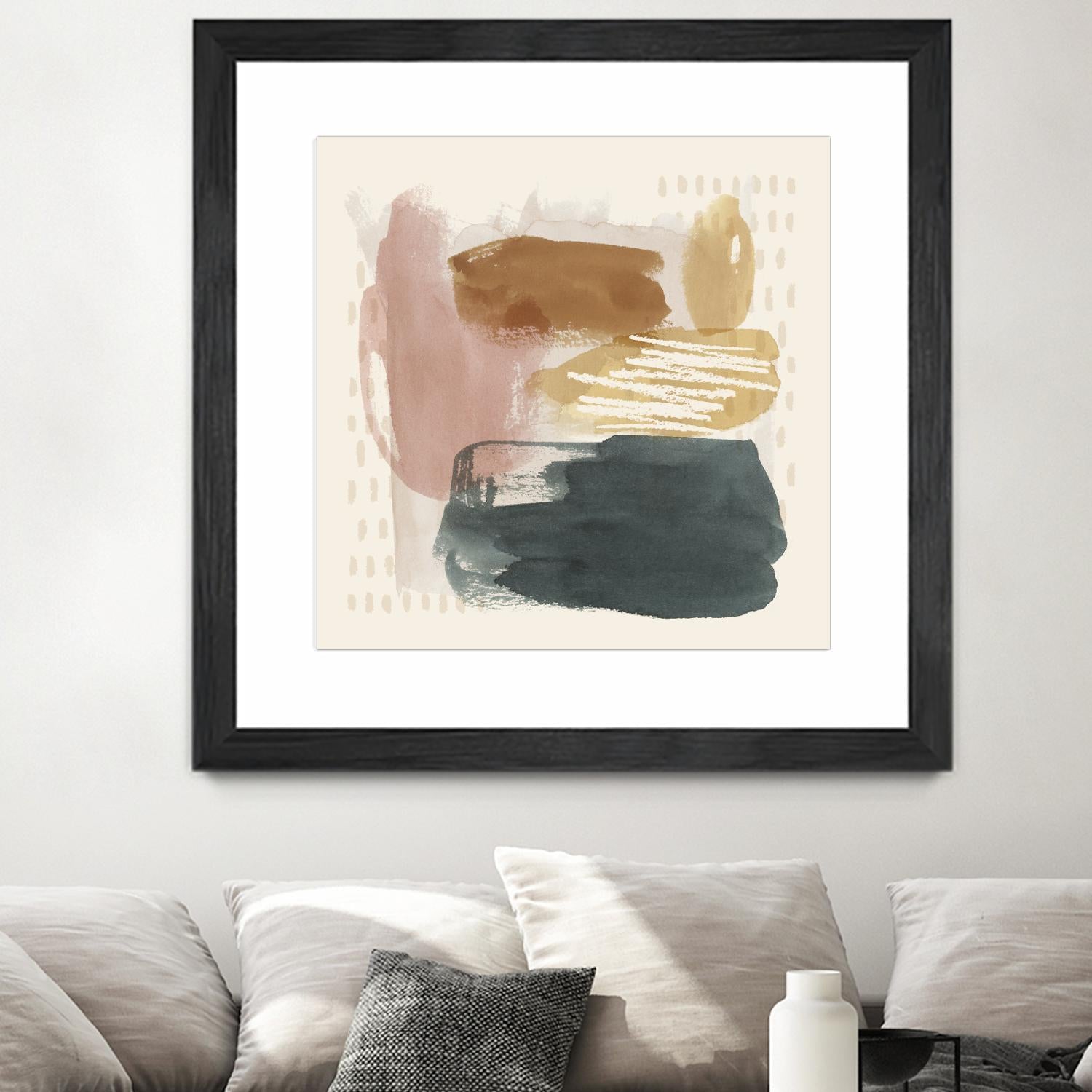 Ochre Echo IV by Grace Popp on GIANT ART - abstract
