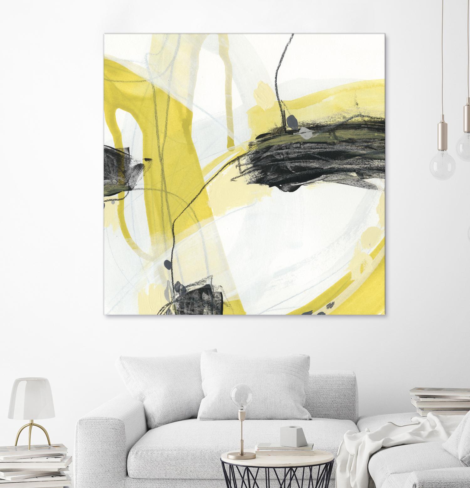 Conduit II by June Erica Vess on GIANT ART - yellow abstract