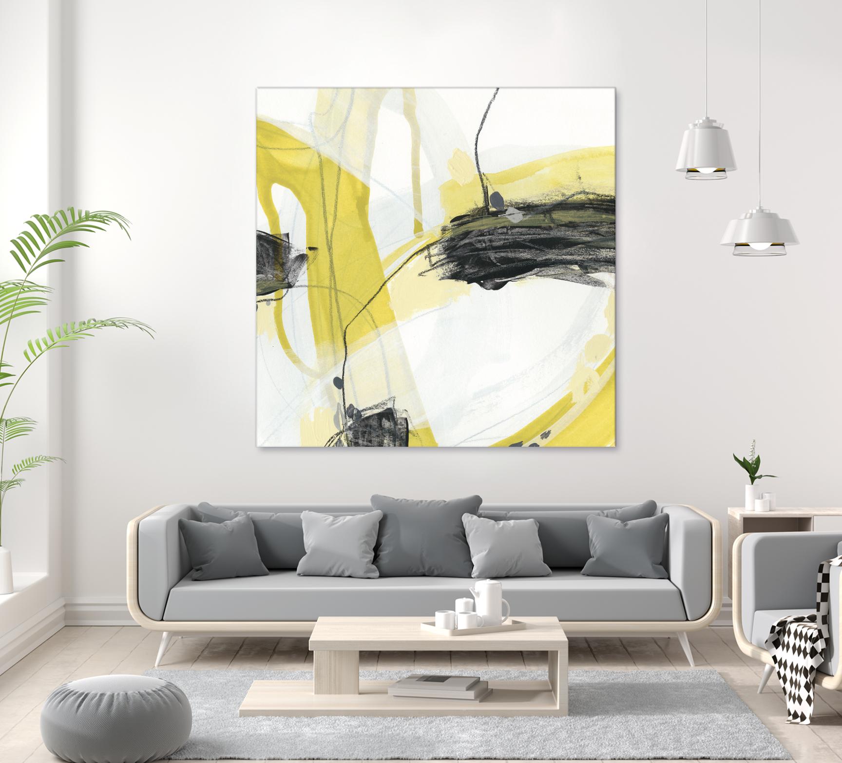 Conduit II by June Erica Vess on GIANT ART - yellow abstract