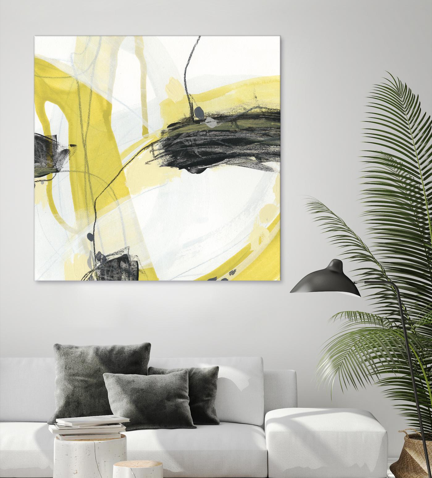 Conduit II by June Erica Vess on GIANT ART - yellow abstract