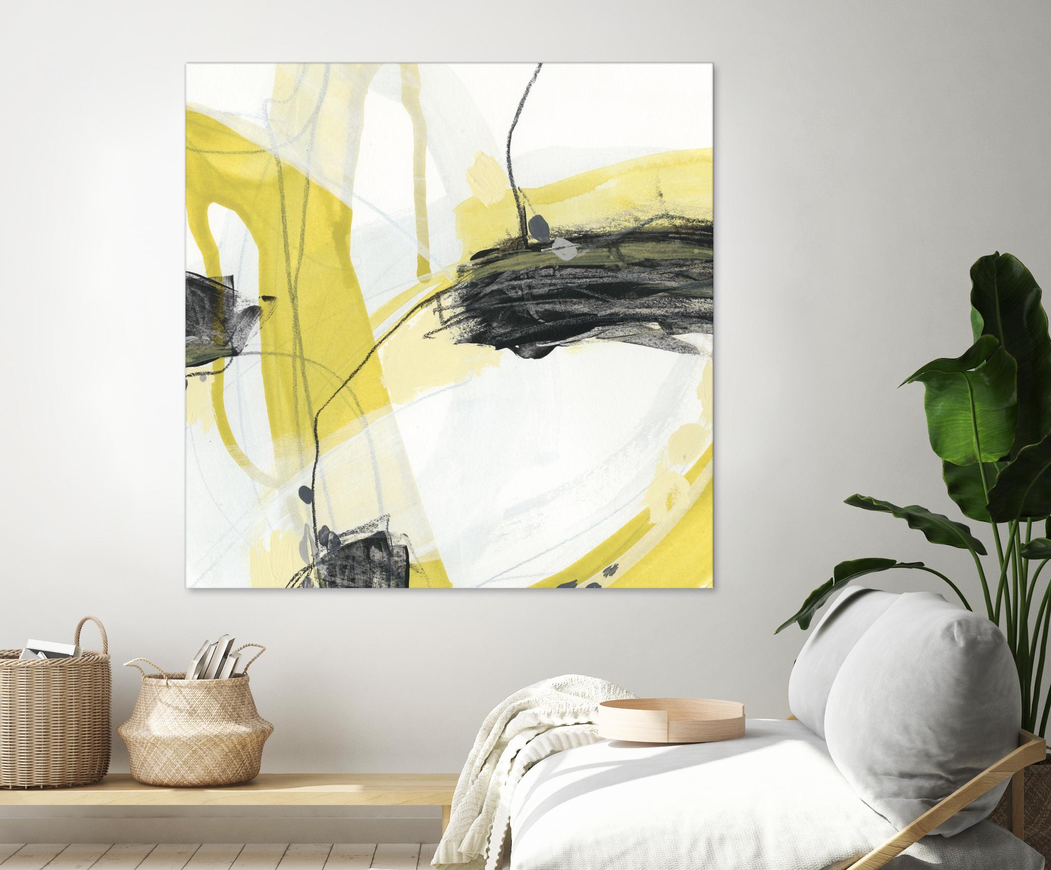 Conduit II by June Erica Vess on GIANT ART - yellow abstract
