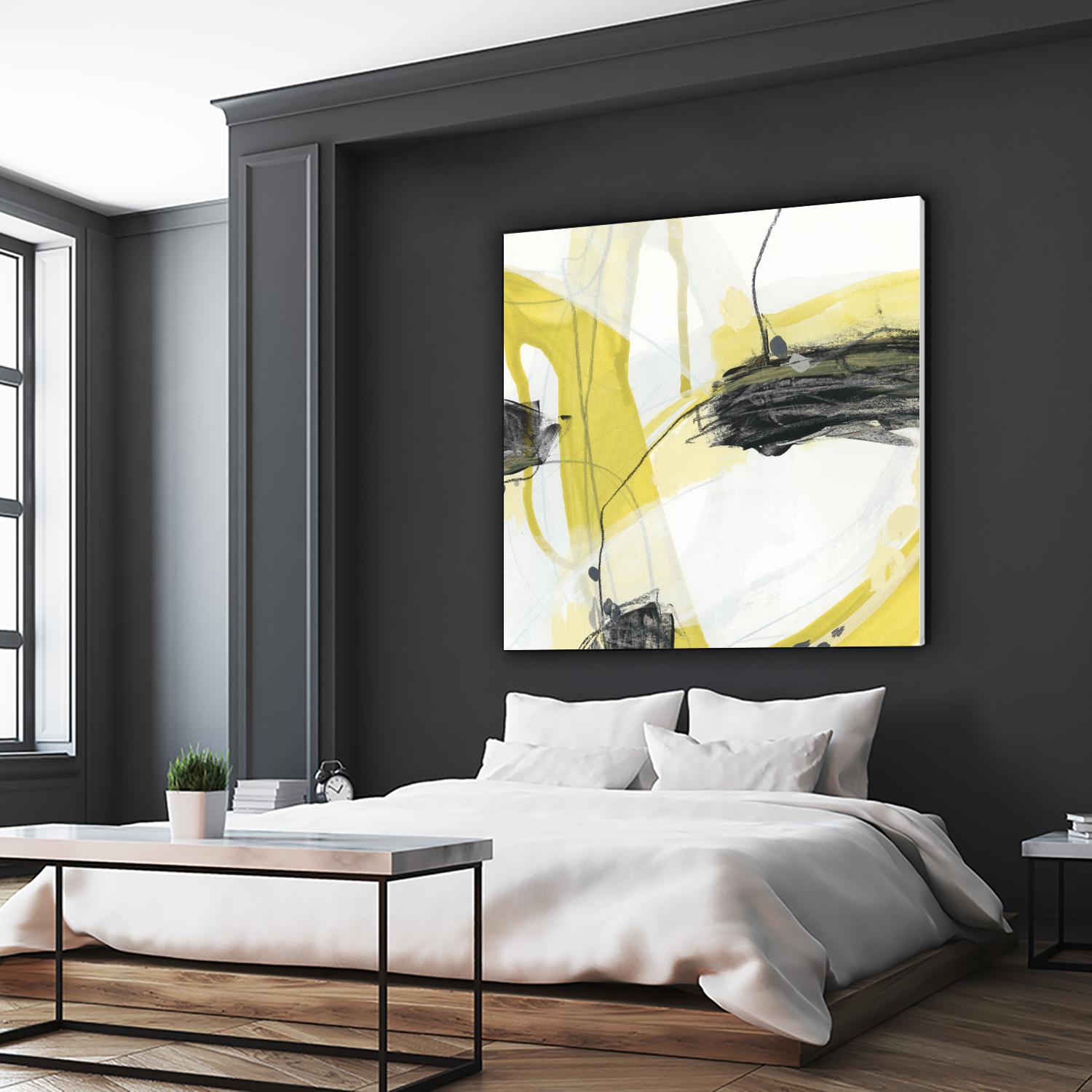 Conduit II by June Erica Vess on GIANT ART - yellow abstract