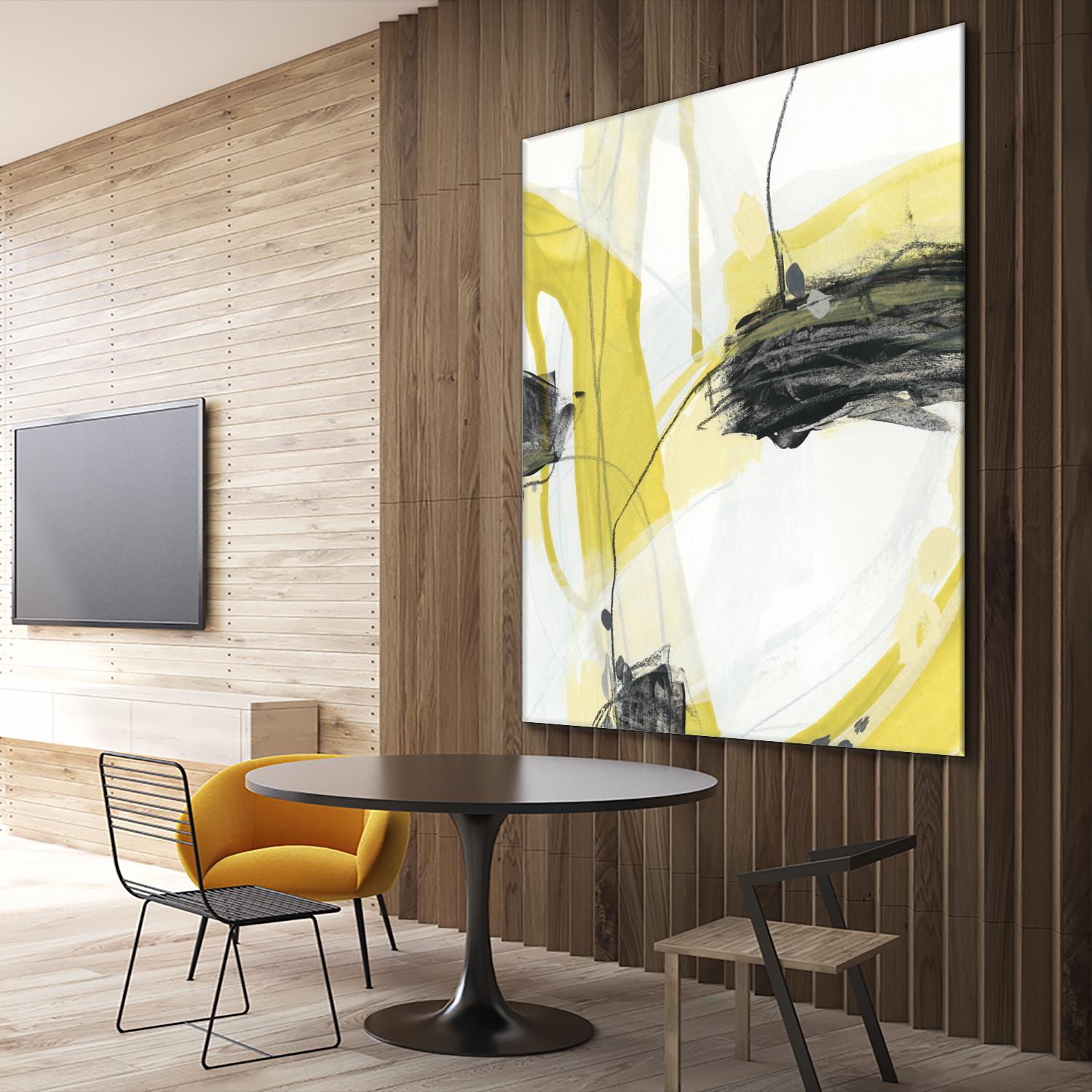 Conduit II by June Erica Vess on GIANT ART - yellow abstract