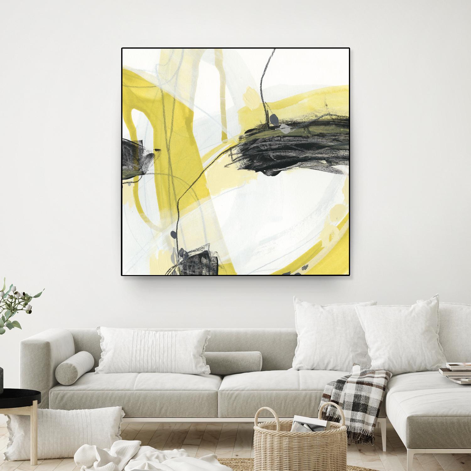 Conduit II by June Erica Vess on GIANT ART - yellow abstract