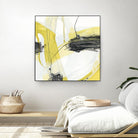 Conduit II by June Erica Vess on GIANT ART - yellow abstract