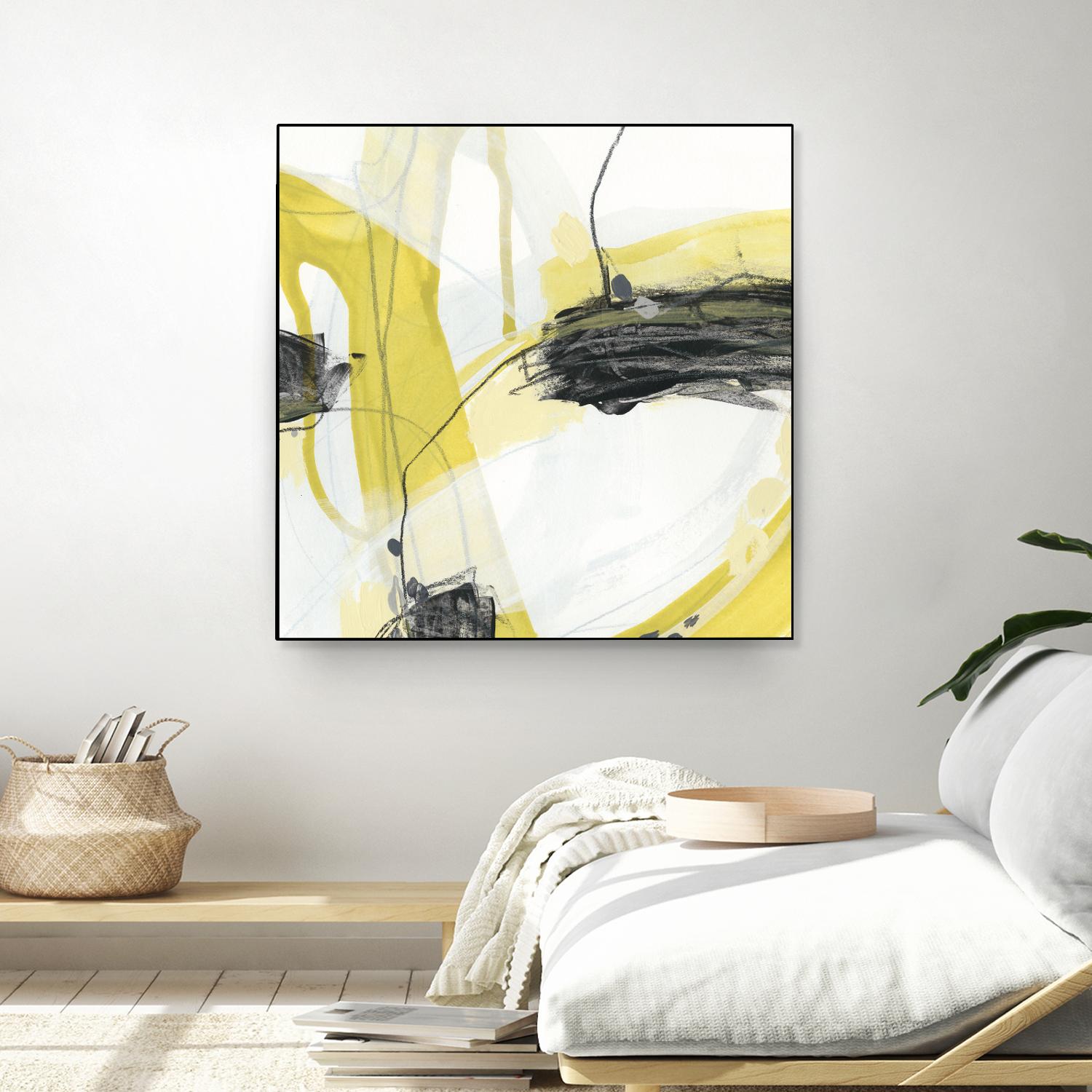 Conduit II by June Erica Vess on GIANT ART - yellow abstract