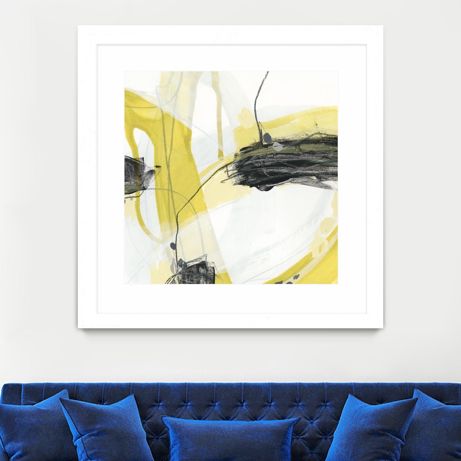 Conduit II by June Erica Vess on GIANT ART - yellow abstract