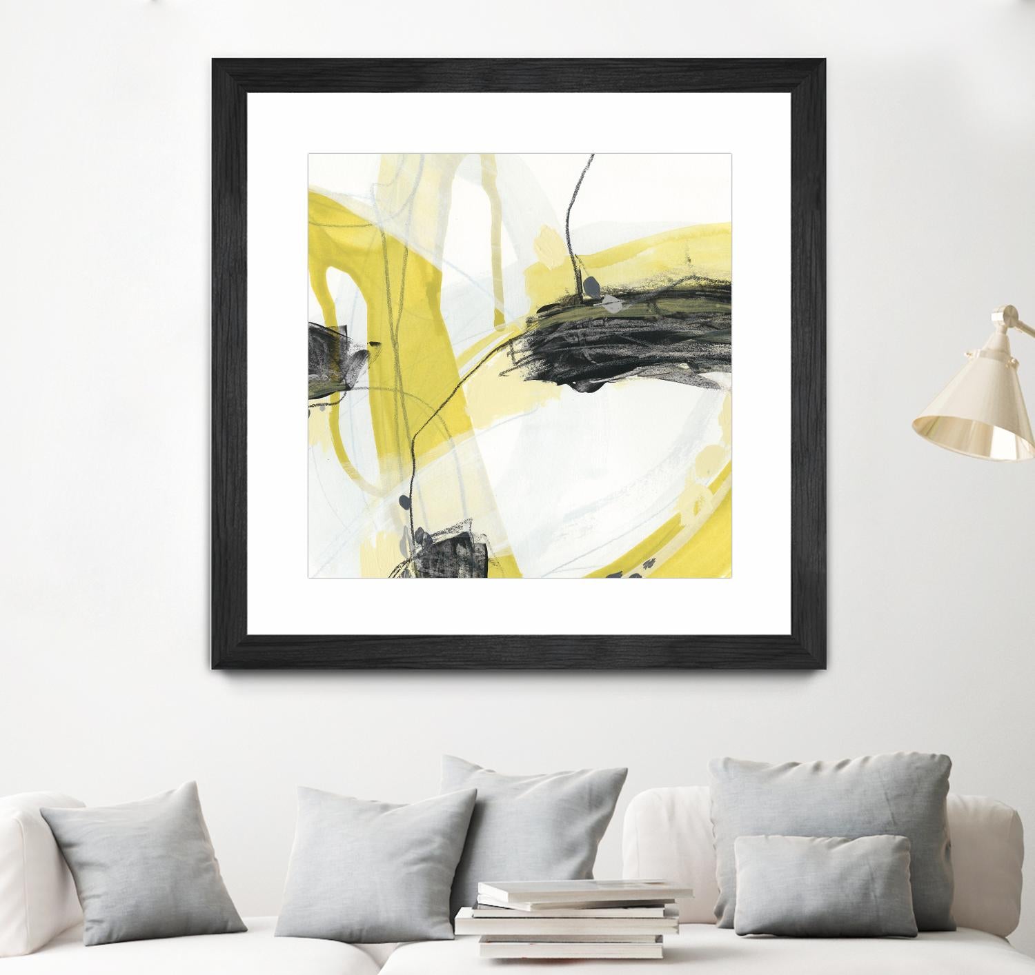 Conduit II by June Erica Vess on GIANT ART - yellow abstract