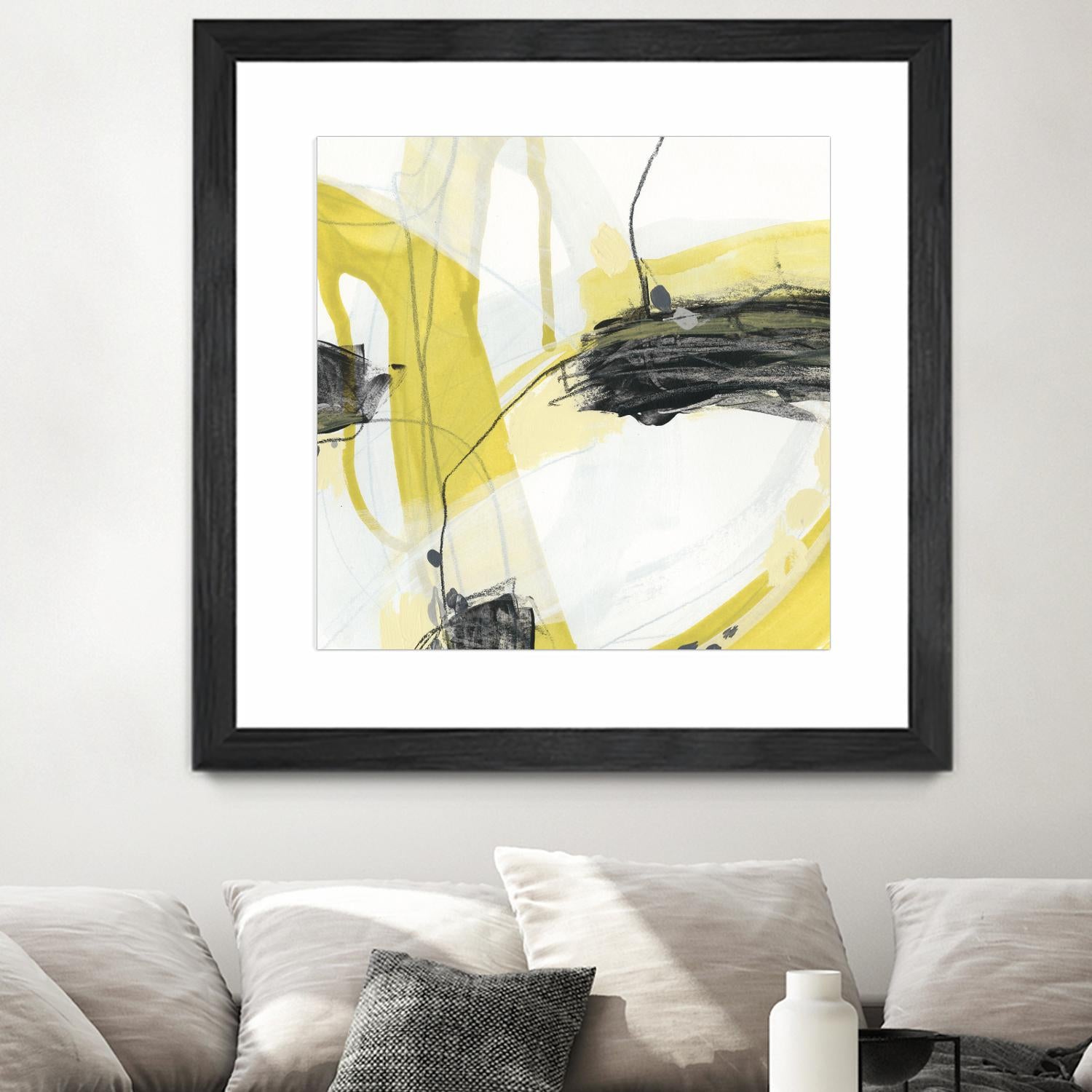 Conduit II by June Erica Vess on GIANT ART - yellow abstract