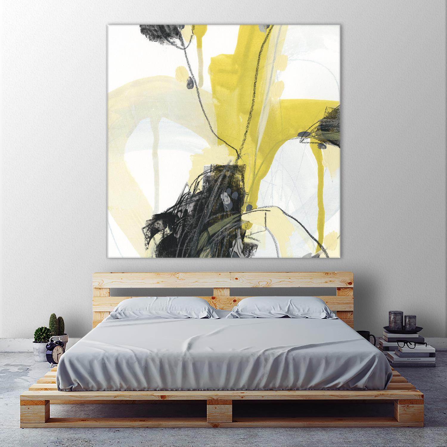 Conduit III by June Erica Vess on GIANT ART - yellow abstract