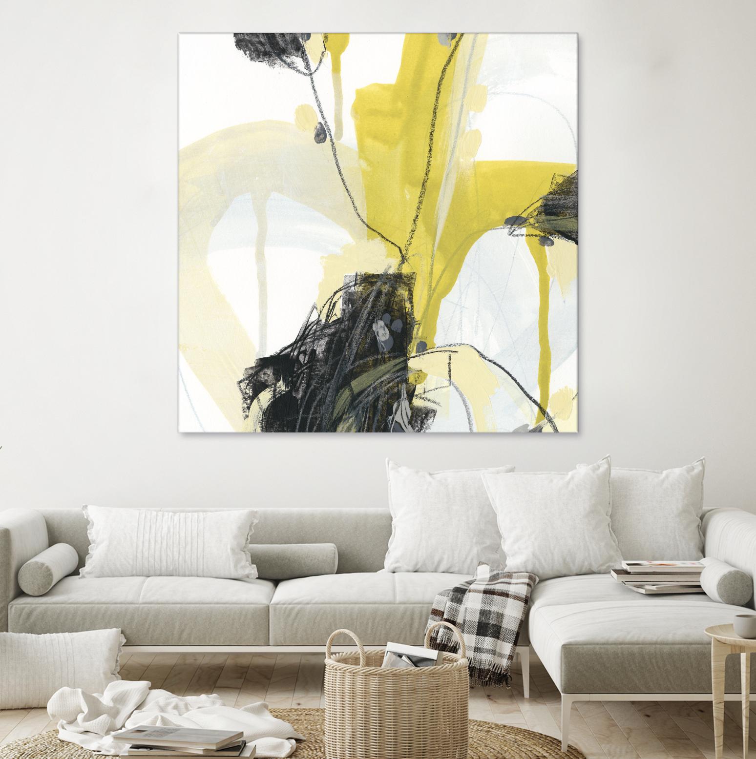 Conduit III by June Erica Vess on GIANT ART - yellow abstract