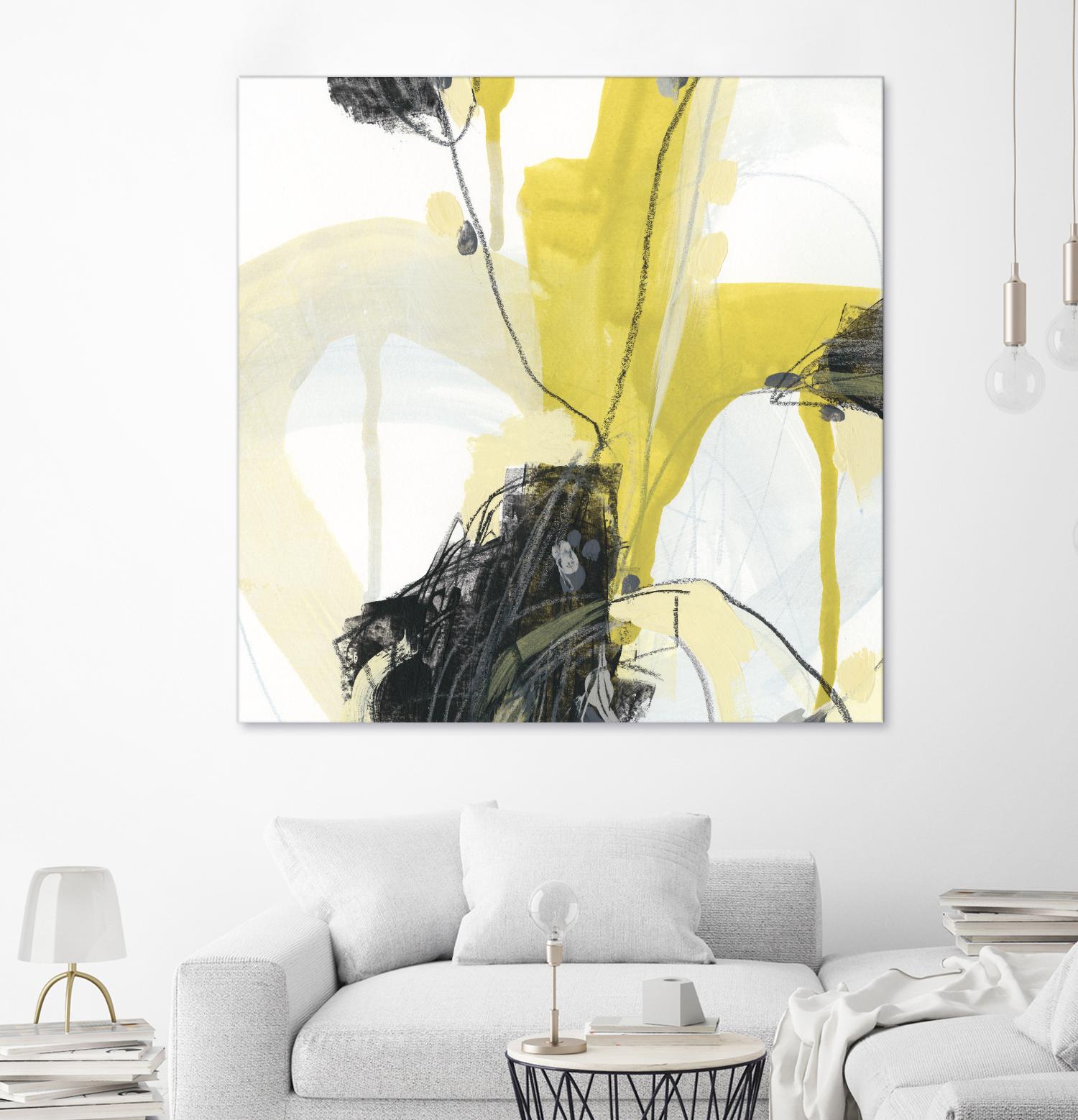 Conduit III by June Erica Vess on GIANT ART - yellow abstract
