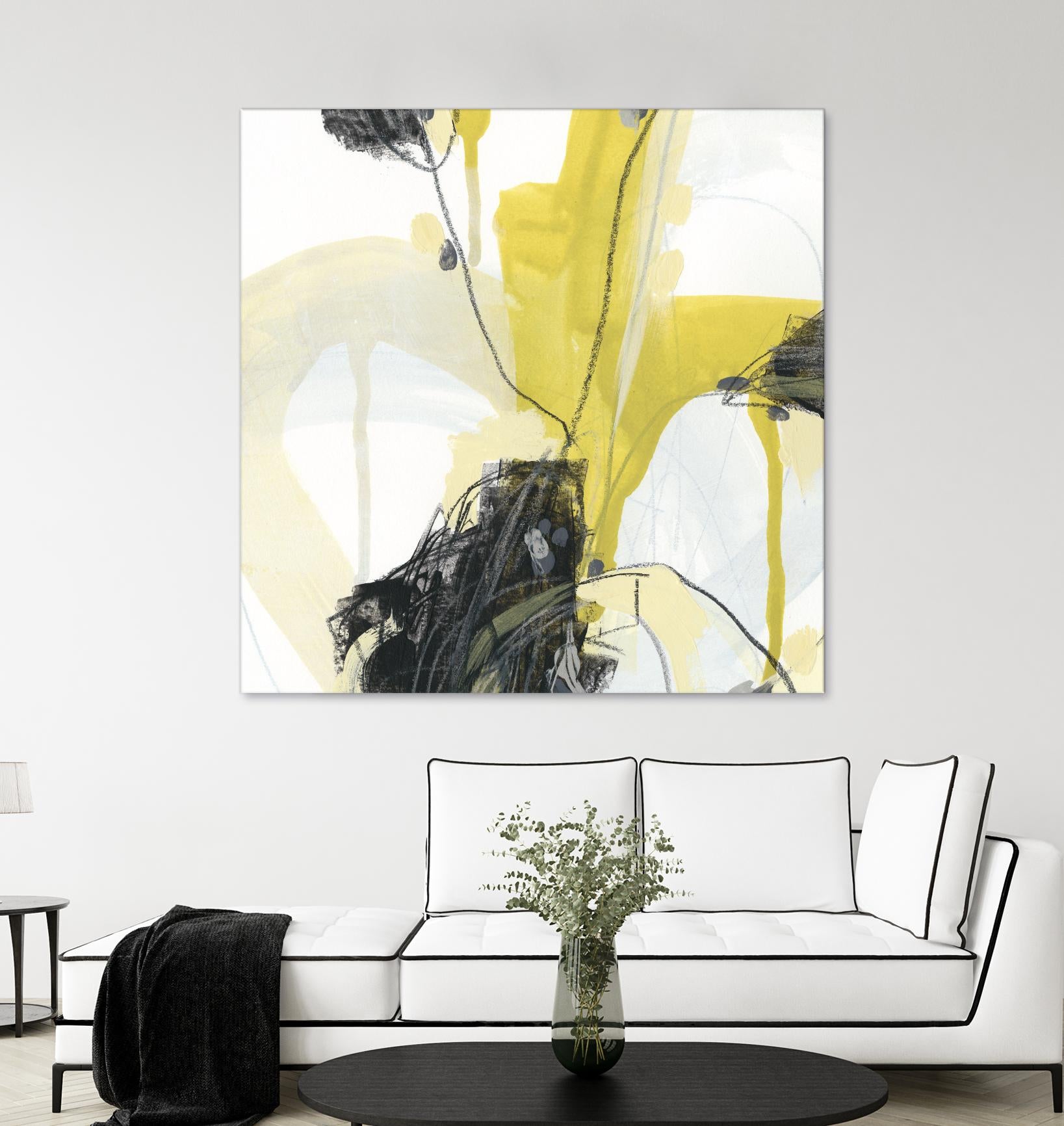 Conduit III by June Erica Vess on GIANT ART - yellow abstract
