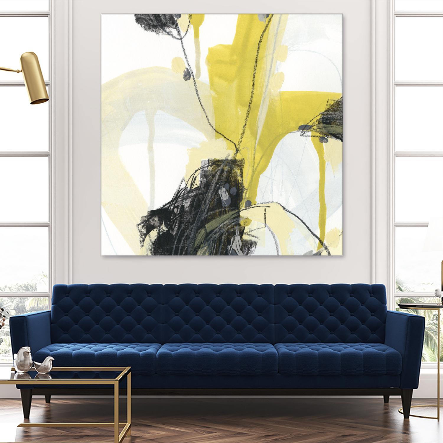 Conduit III by June Erica Vess on GIANT ART - yellow abstract