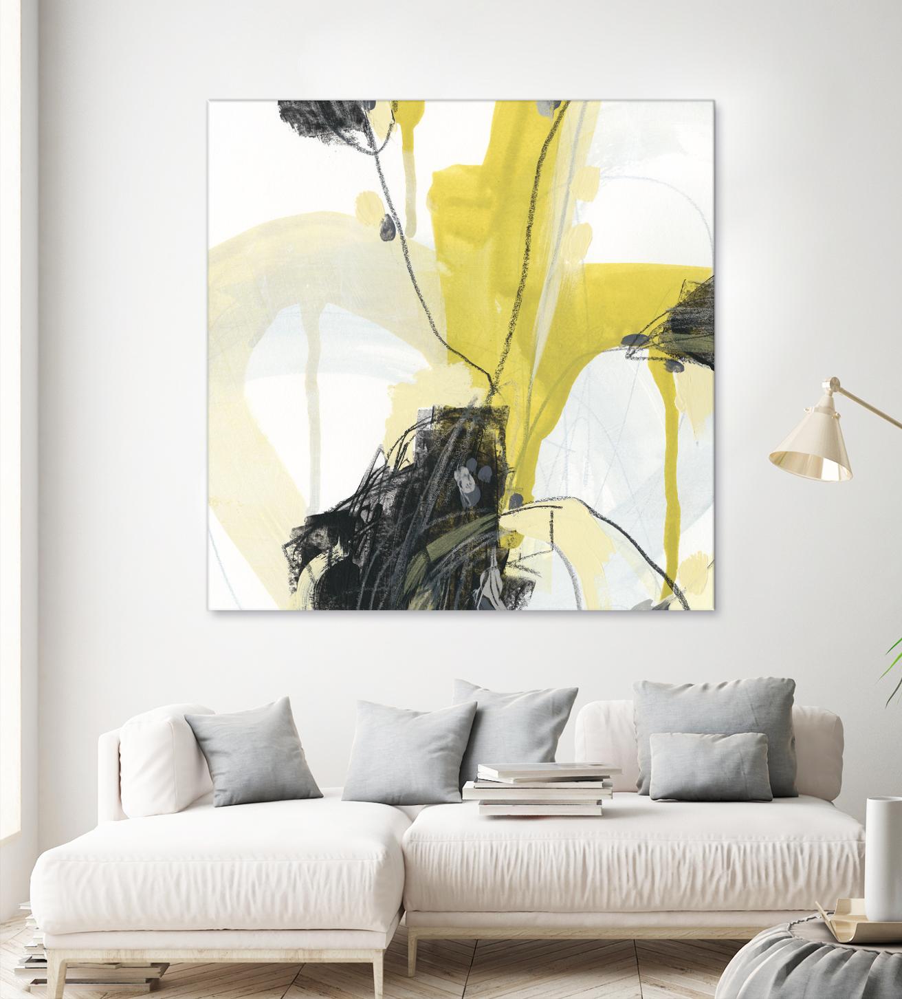 Conduit III by June Erica Vess on GIANT ART - yellow abstract