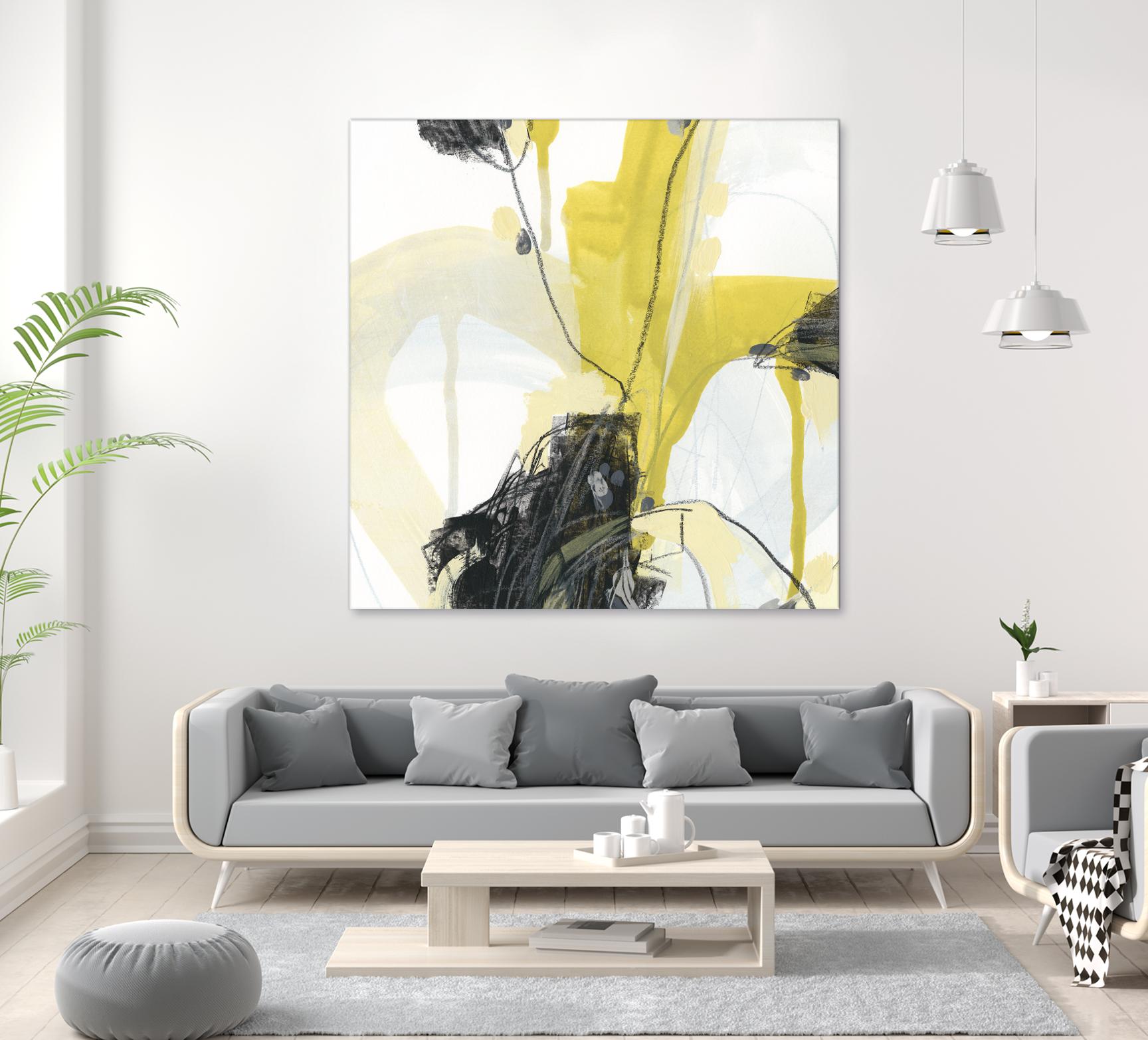 Conduit III by June Erica Vess on GIANT ART - yellow abstract