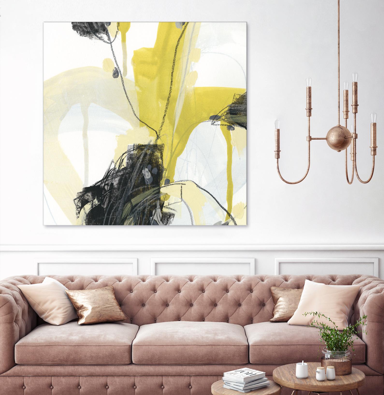 Conduit III by June Erica Vess on GIANT ART - yellow abstract
