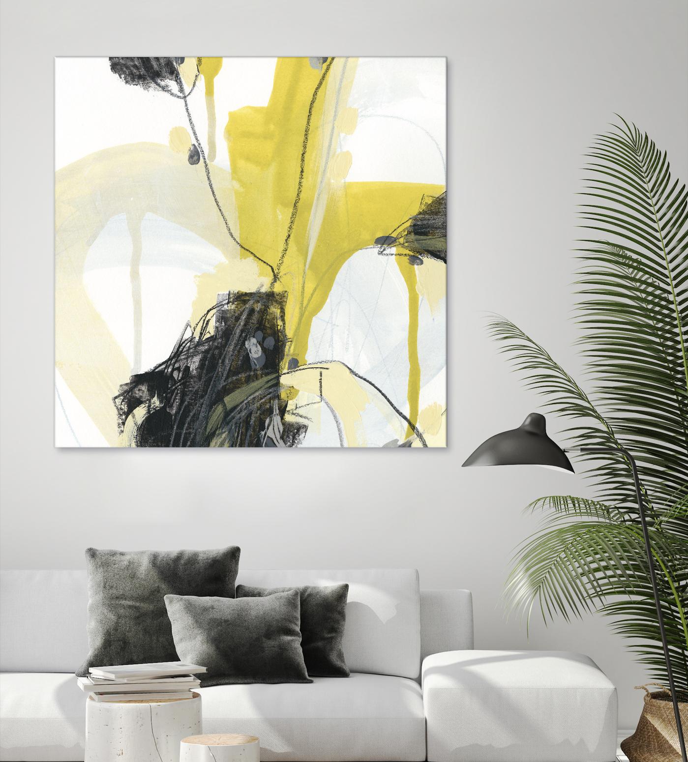 Conduit III by June Erica Vess on GIANT ART - yellow abstract