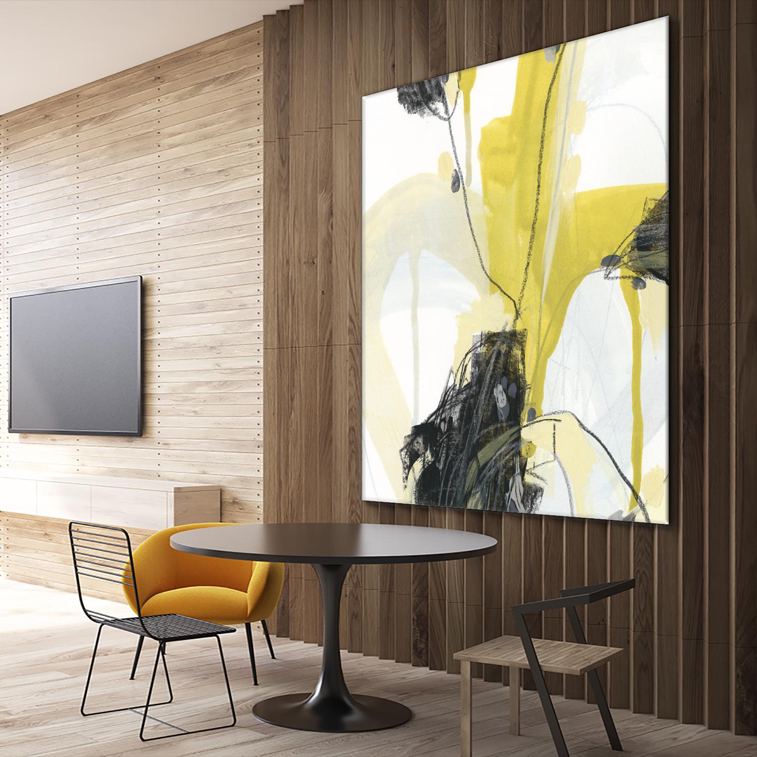 Conduit III by June Erica Vess on GIANT ART - yellow abstract