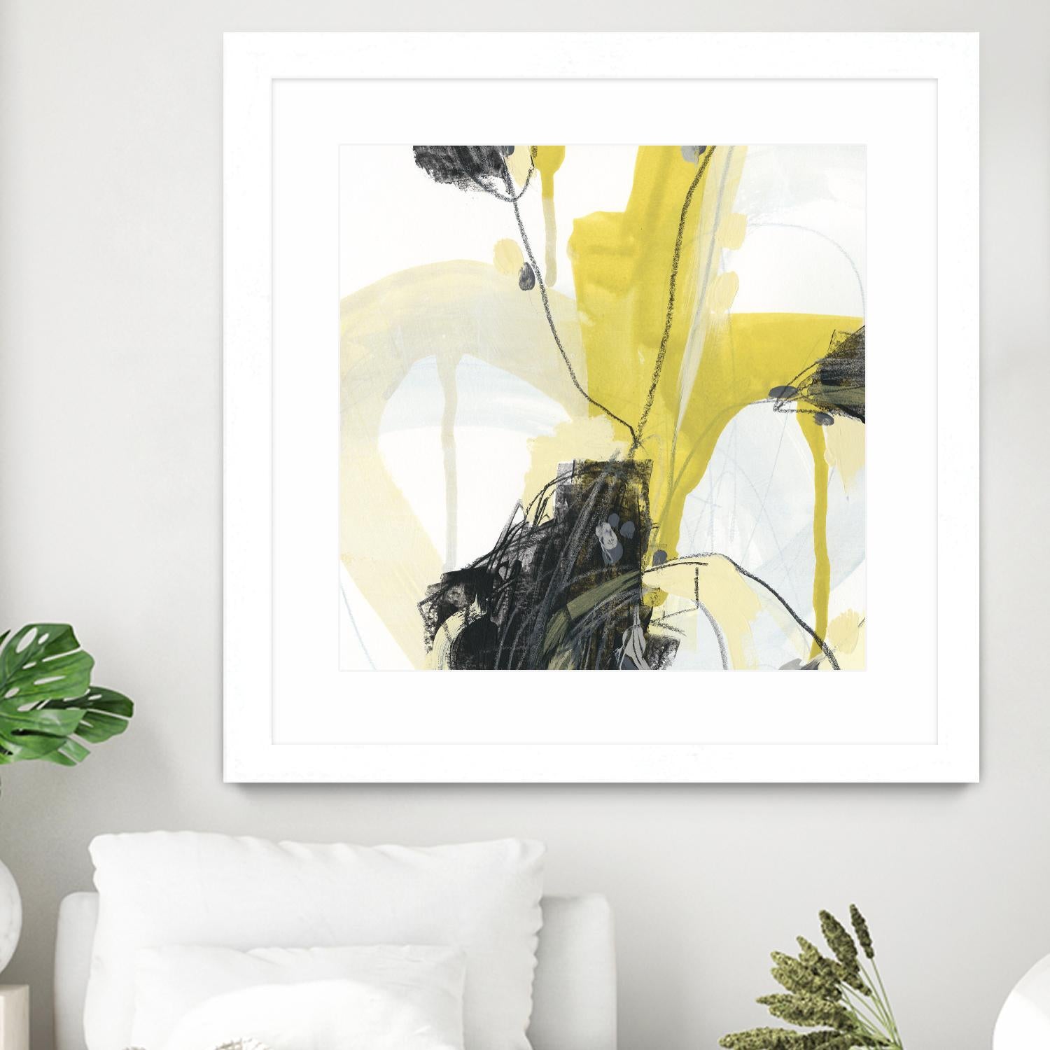Conduit III by June Erica Vess on GIANT ART - yellow abstract
