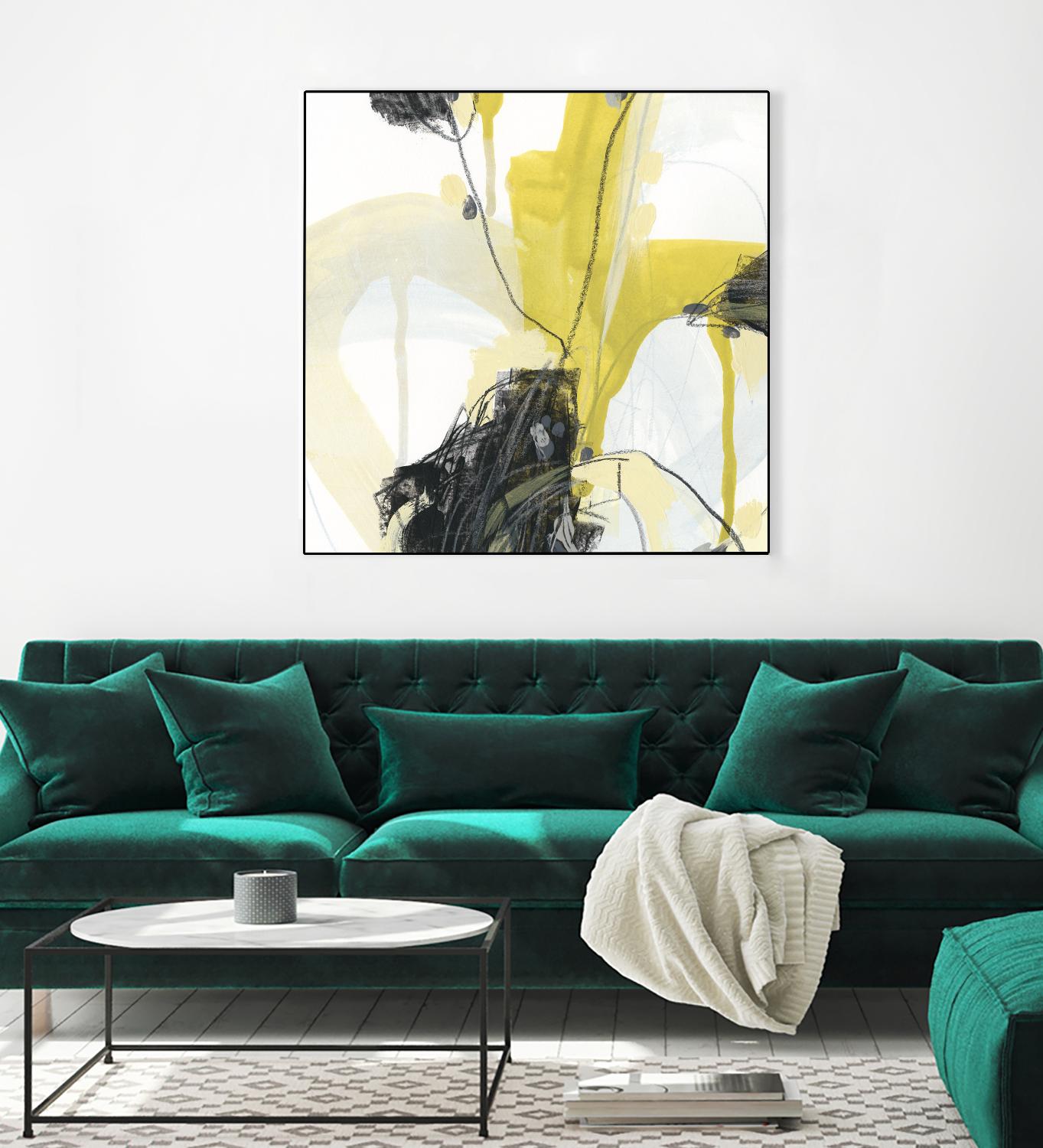 Conduit III by June Erica Vess on GIANT ART - yellow abstract