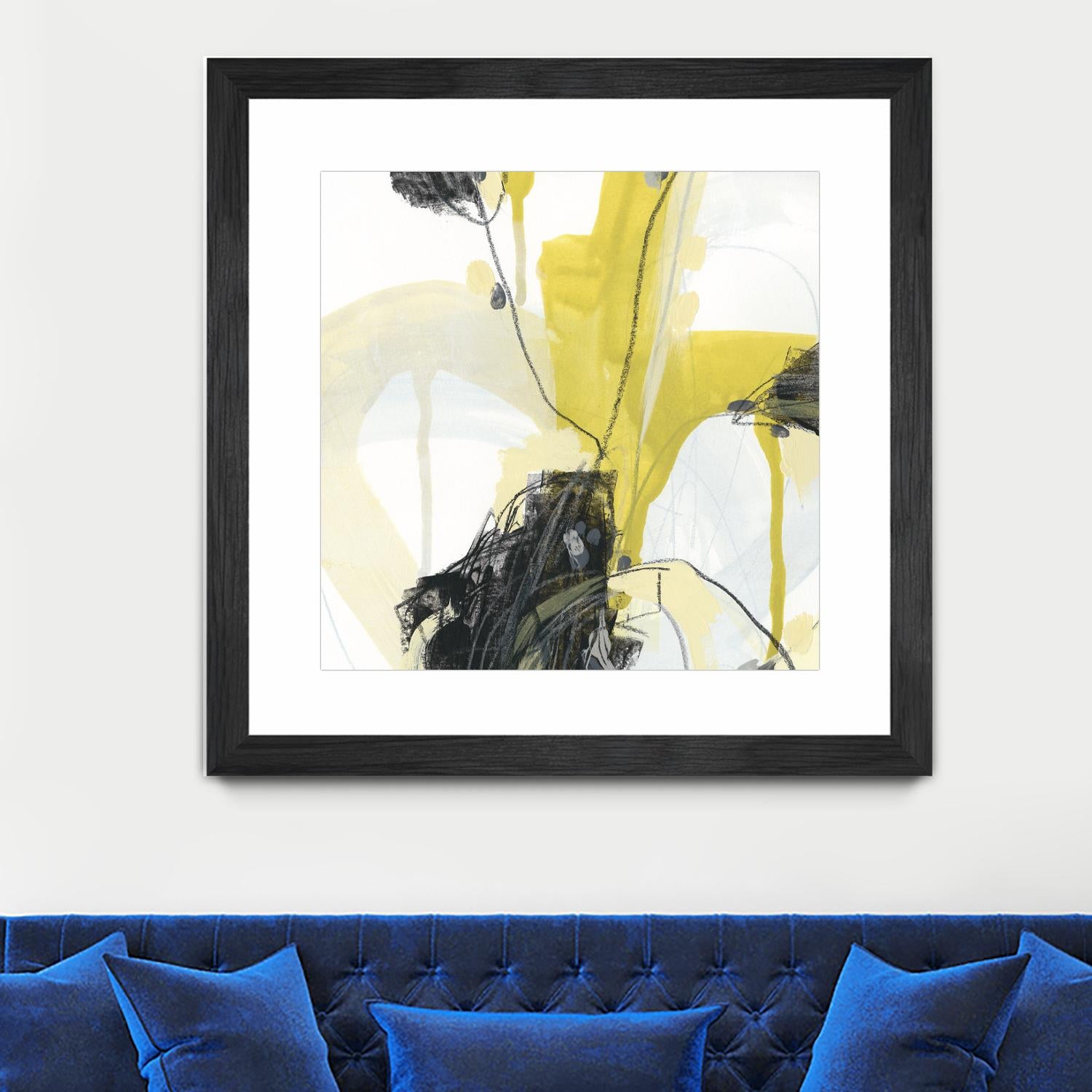 Conduit III by June Erica Vess on GIANT ART - yellow abstract