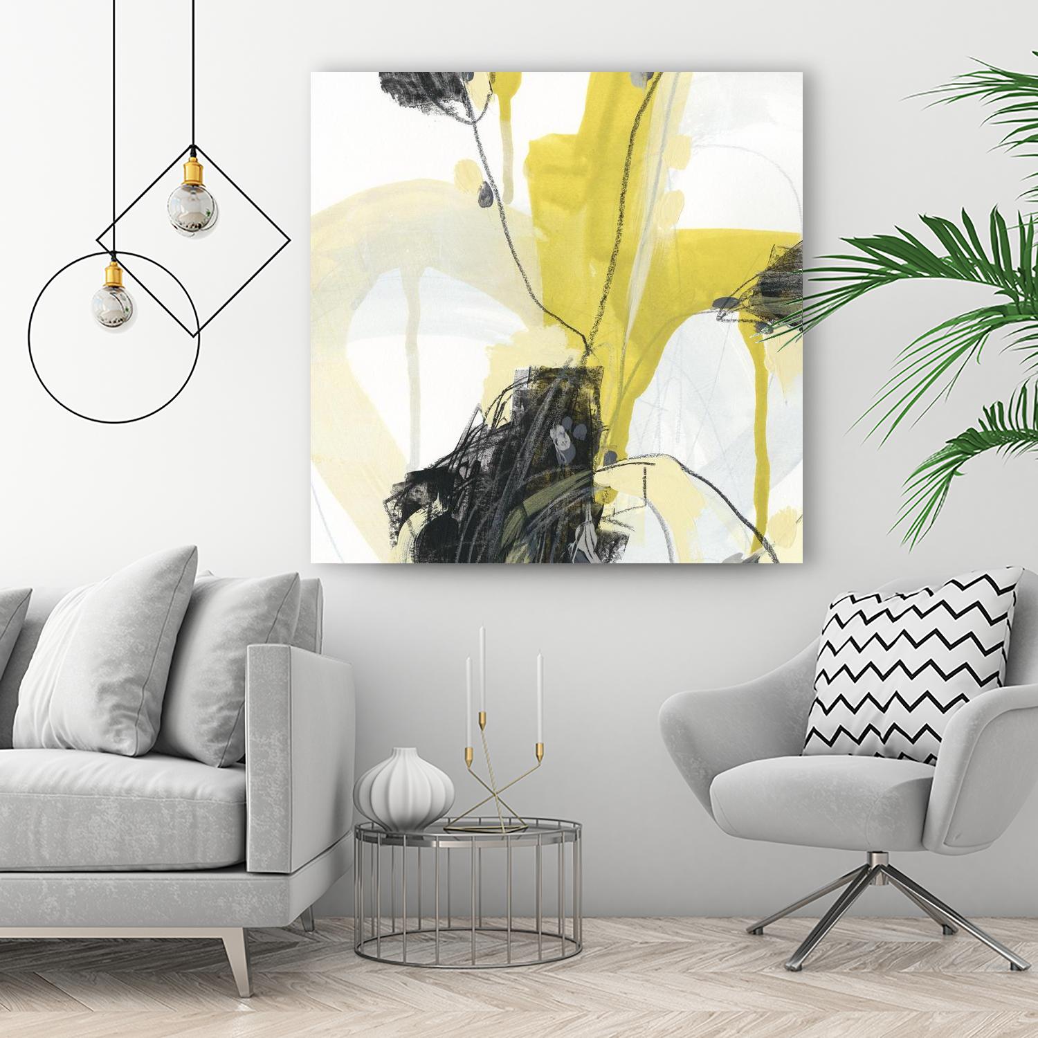 Conduit III by June Erica Vess on GIANT ART - yellow abstract