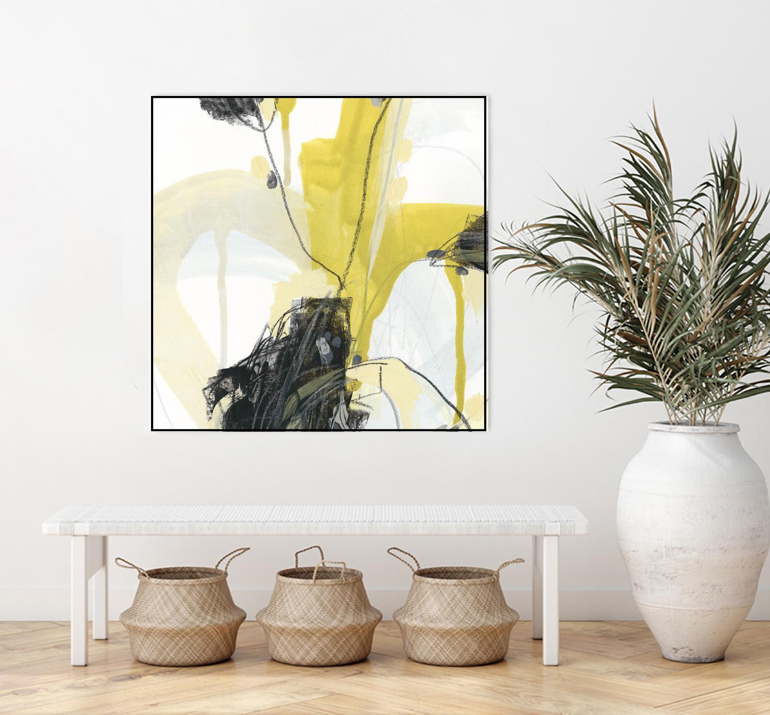 Conduit III by June Erica Vess on GIANT ART - yellow abstract