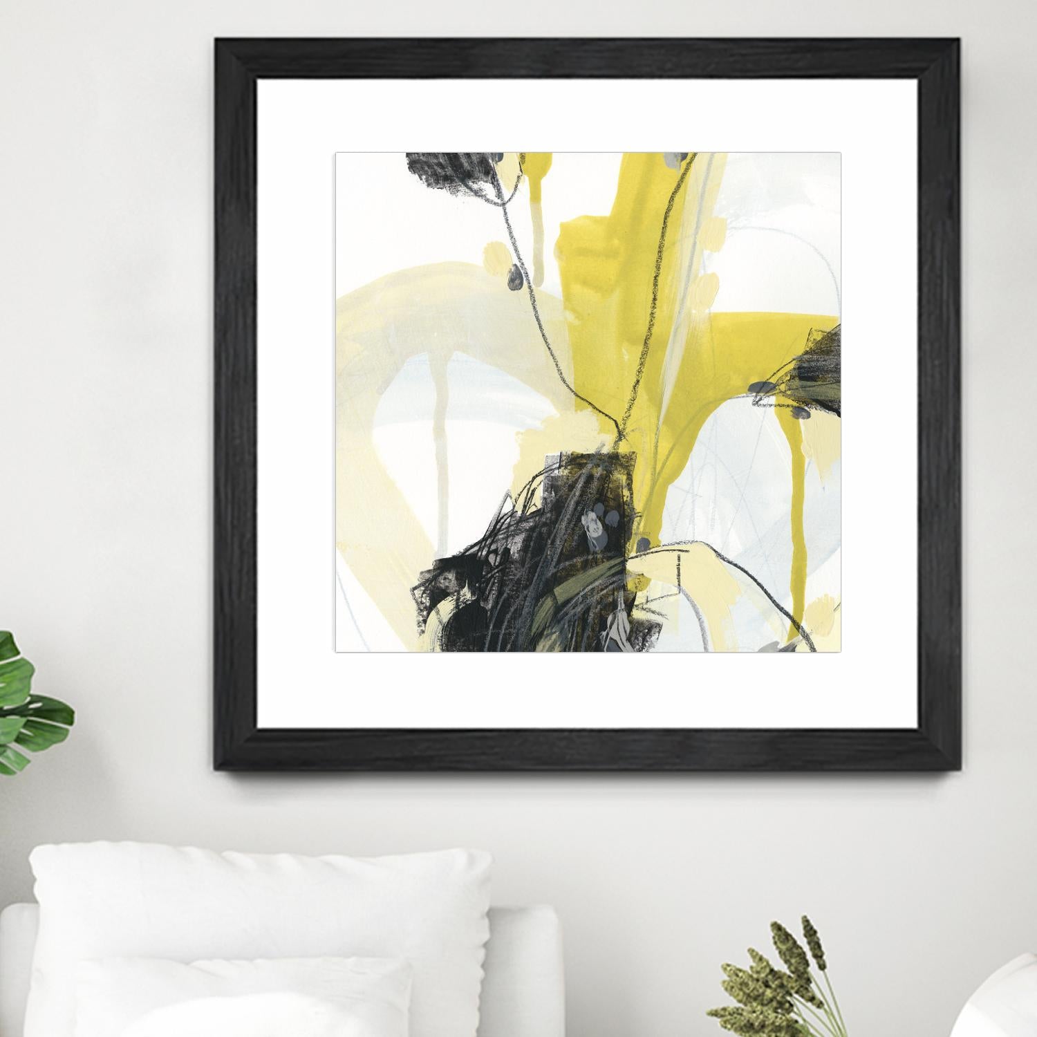 Conduit III by June Erica Vess on GIANT ART - yellow abstract