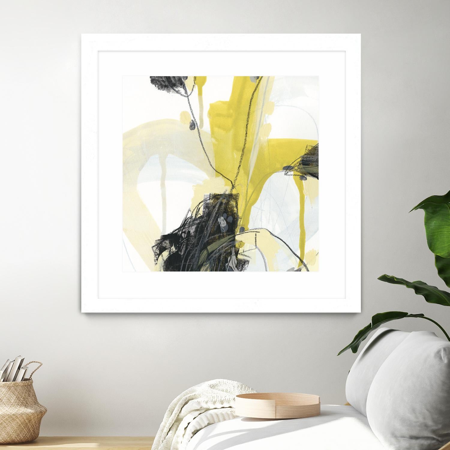 Conduit III by June Erica Vess on GIANT ART - yellow abstract