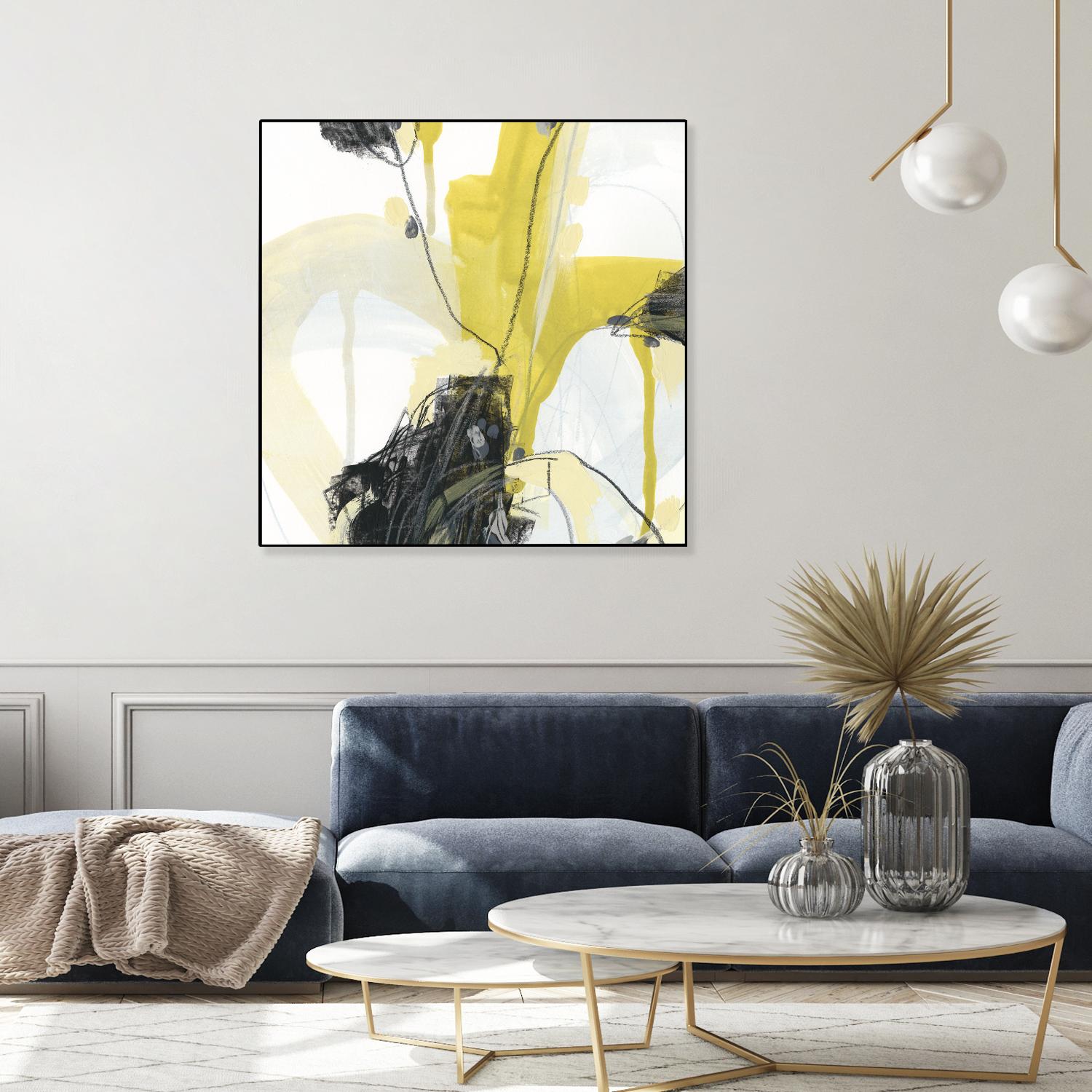 Conduit III by June Erica Vess on GIANT ART - yellow abstract