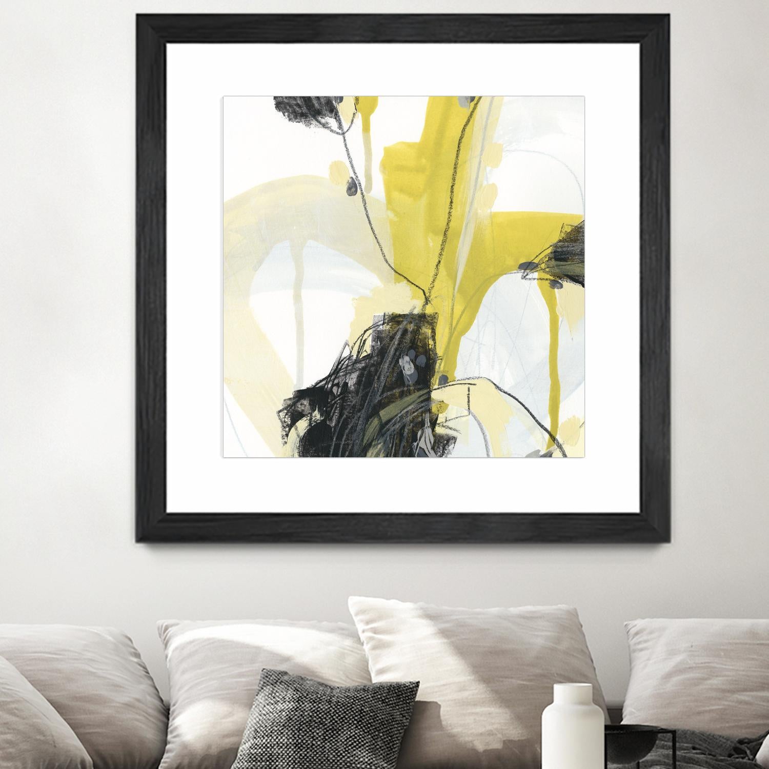 Conduit III by June Erica Vess on GIANT ART - yellow abstract