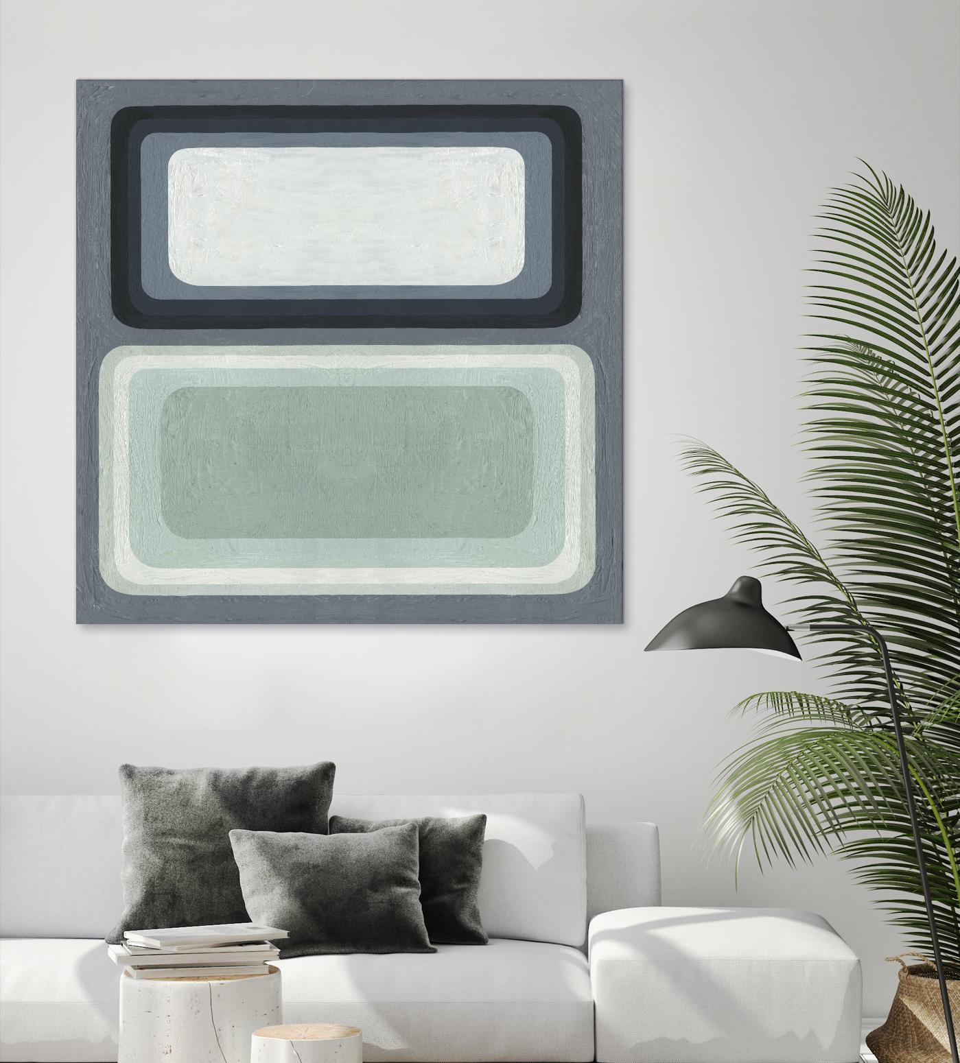 Maritime Color Field I by Emma Scarvey on GIANT ART - green abstract