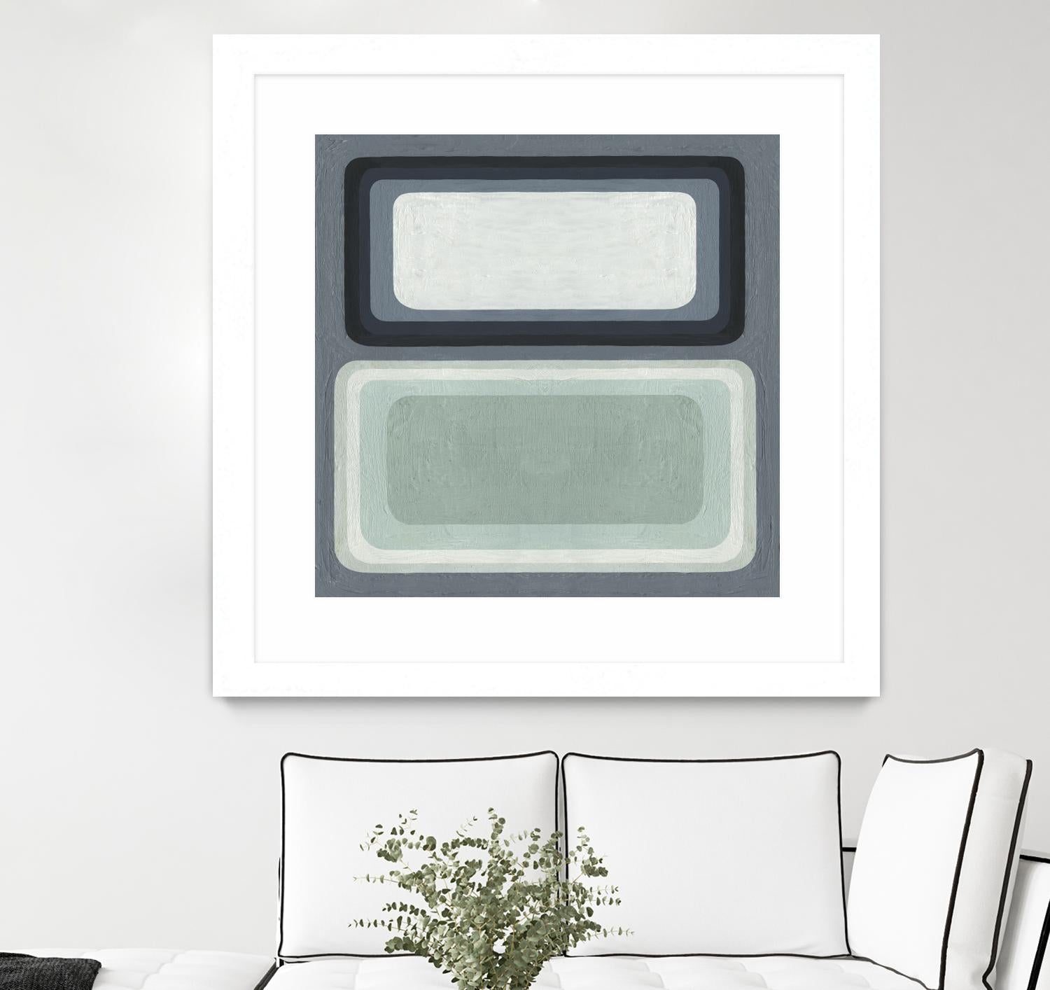 Maritime Color Field I by Emma Scarvey on GIANT ART - green abstract