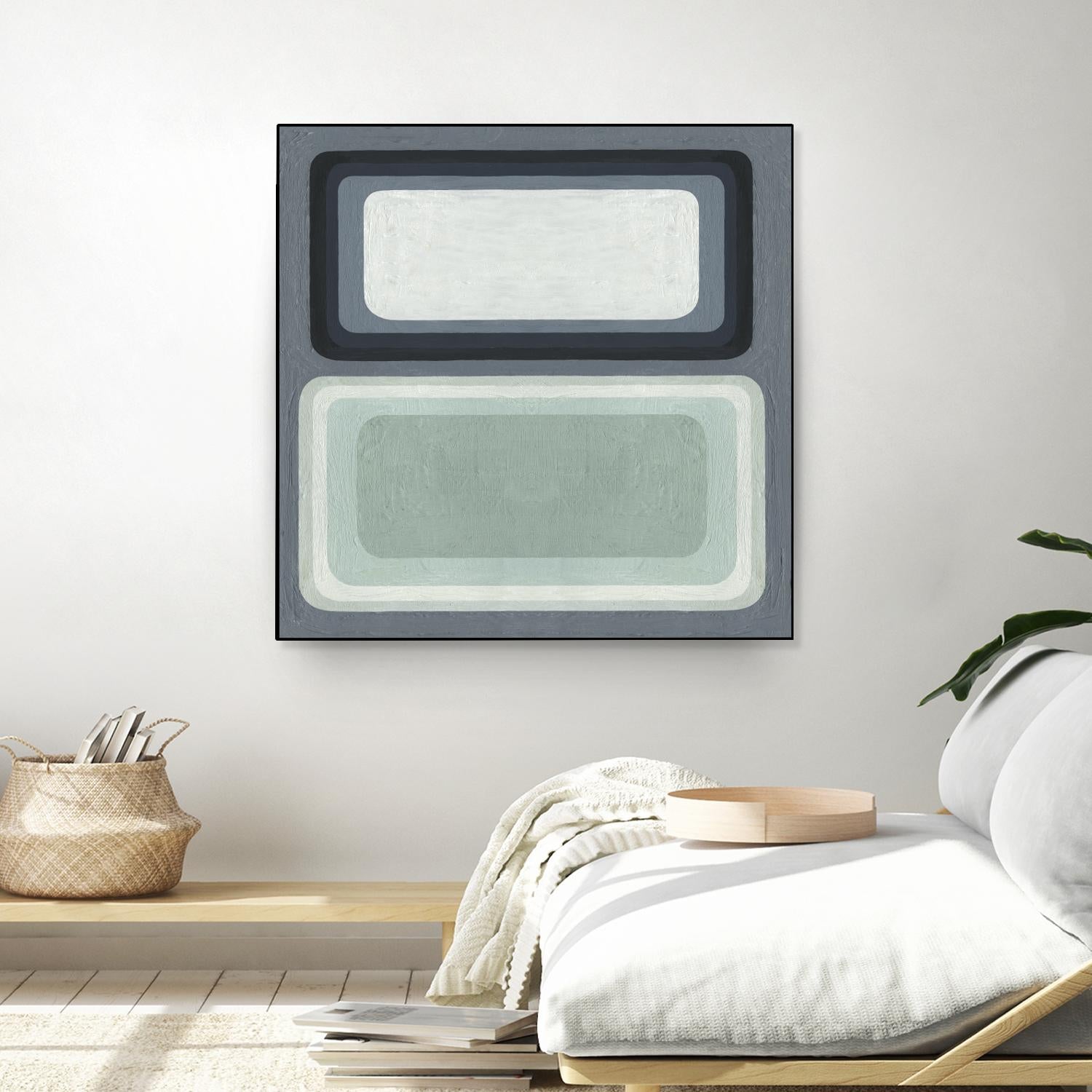 Maritime Color Field I by Emma Scarvey on GIANT ART - green abstract