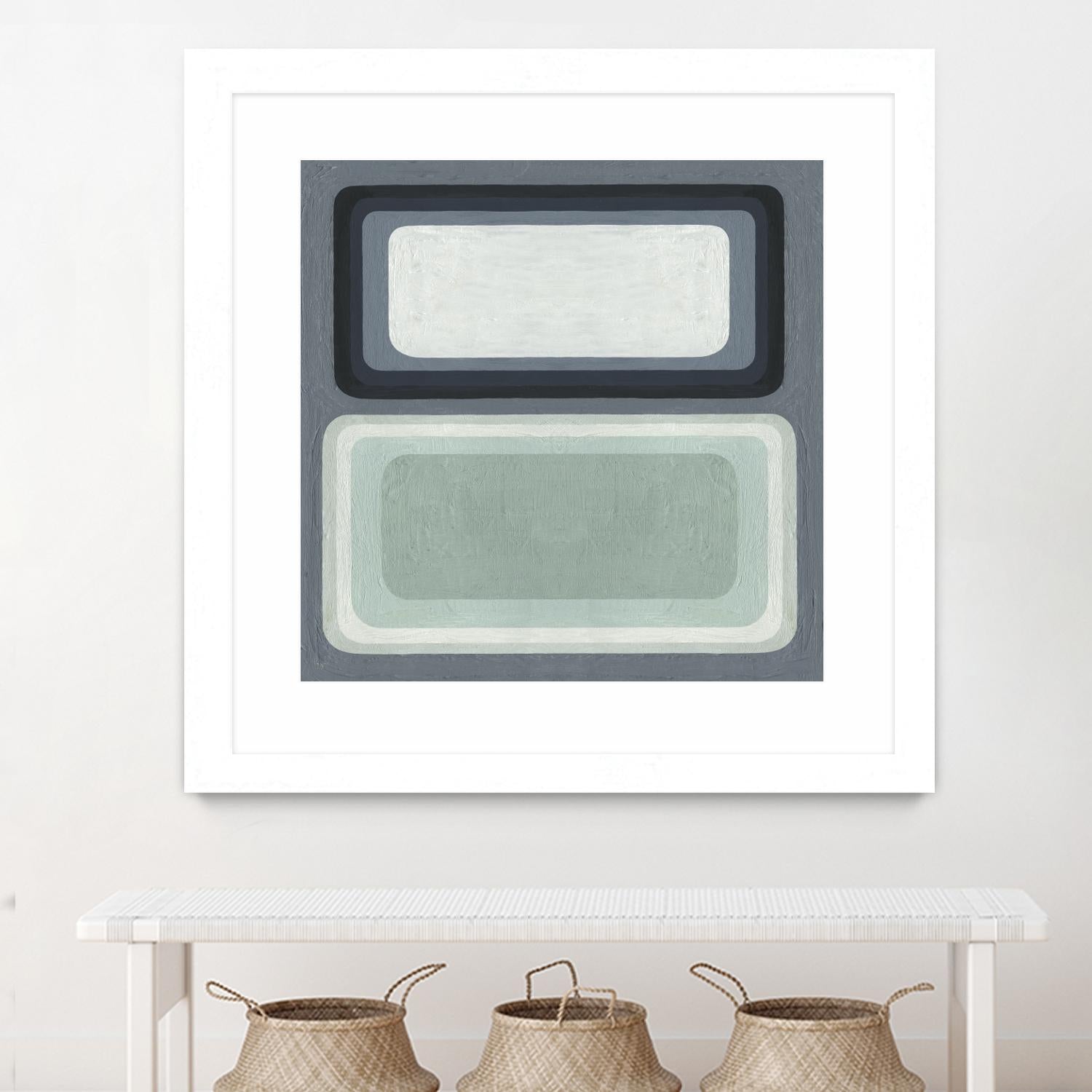 Maritime Color Field I by Emma Scarvey on GIANT ART - green abstract